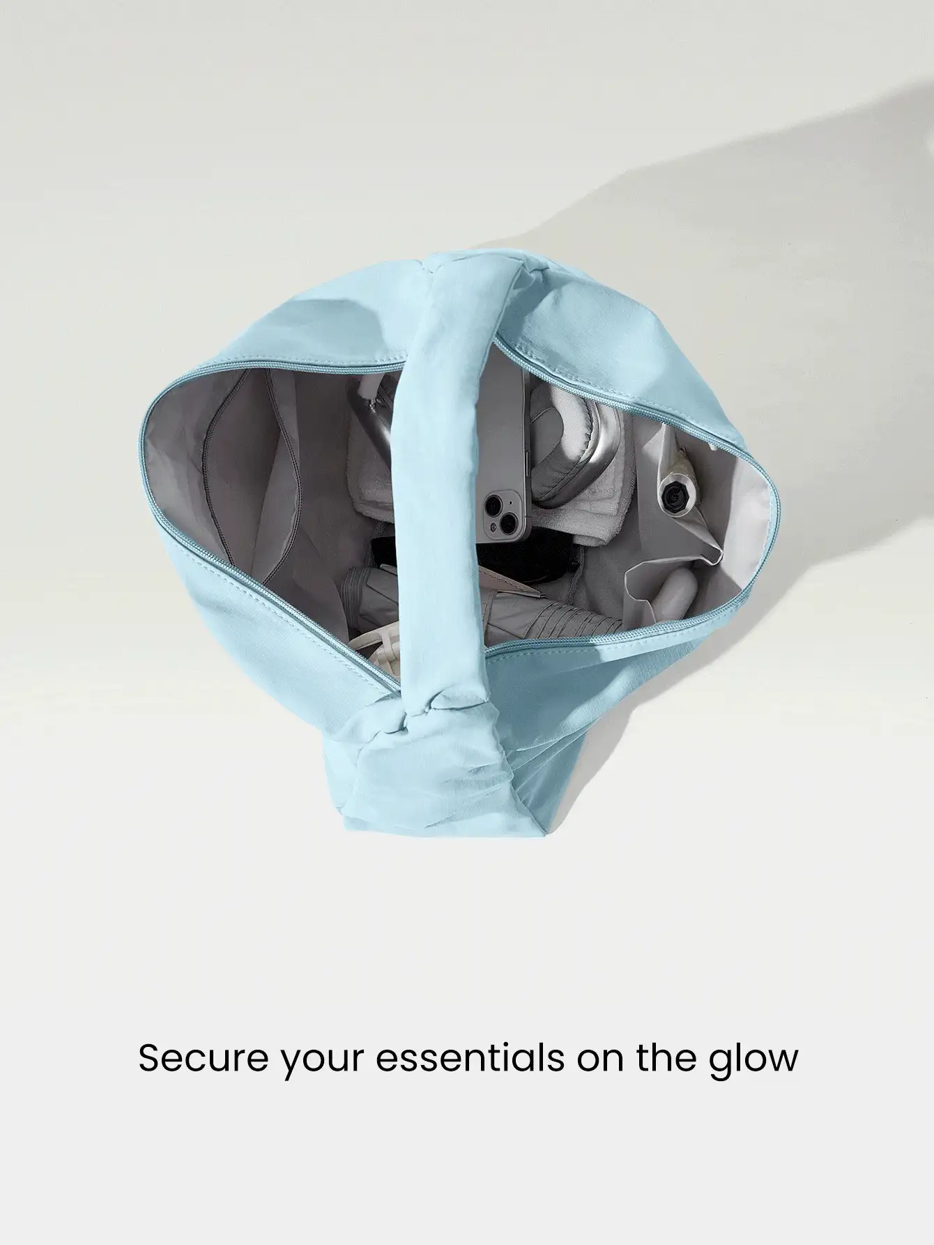 GLOWMODE 17L 纹理防水单肩包 - 藍色 - 查看 3