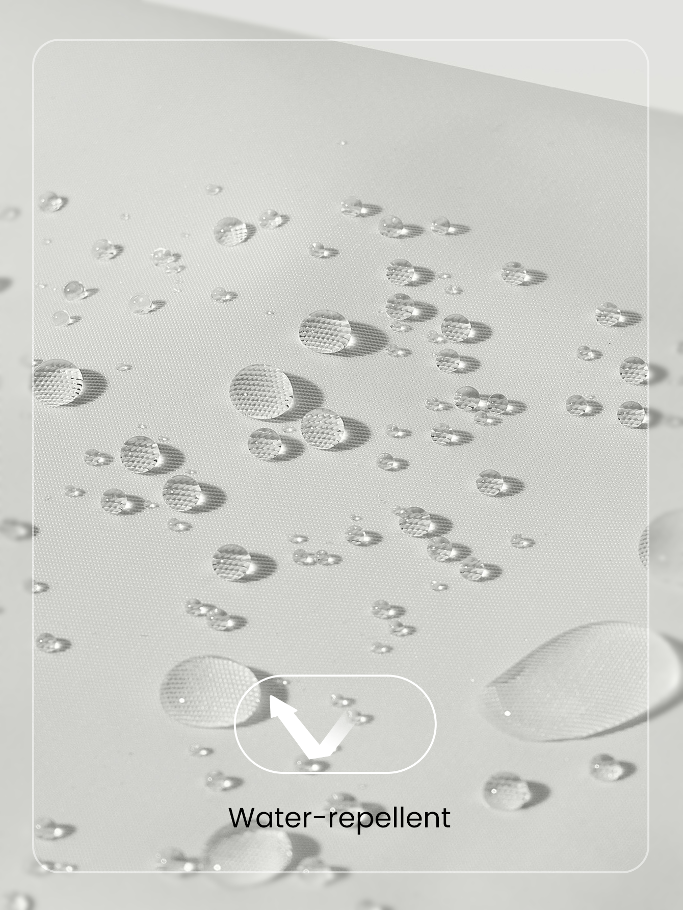 GLOWMODE Bolsa de almacenamiento con cremallera de 3L de gran capacidad, resistente al agua, para artículos esenciales, viajes diarios y casuales - Gris Claro - Añade 5