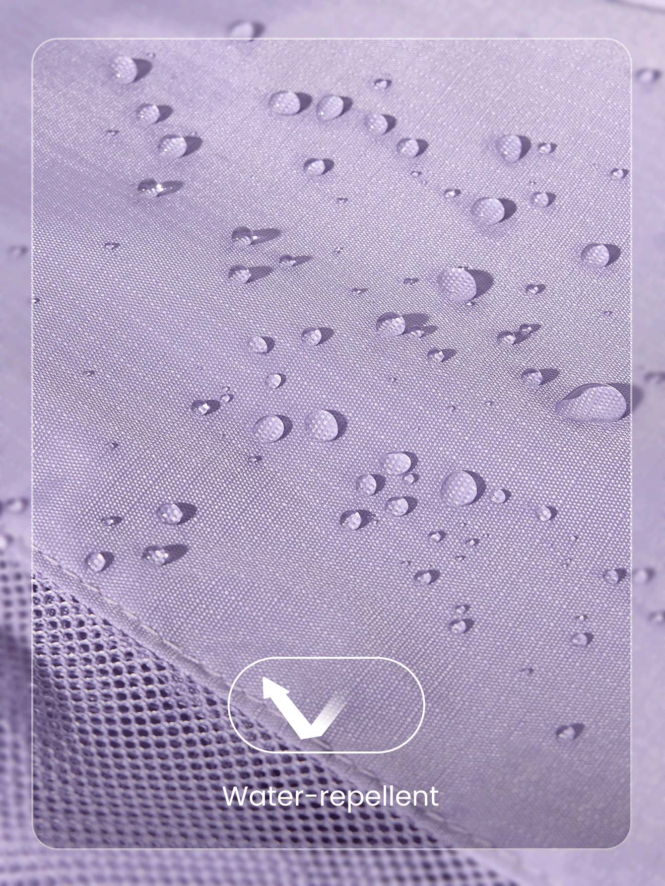 GLOWMODE Túi Tote Nylon 18L có khóa kéo dùng để đi biển, du lịch hàng ngày, túi du lịch thường ngày - Màu tím hoa cà - Xem 6