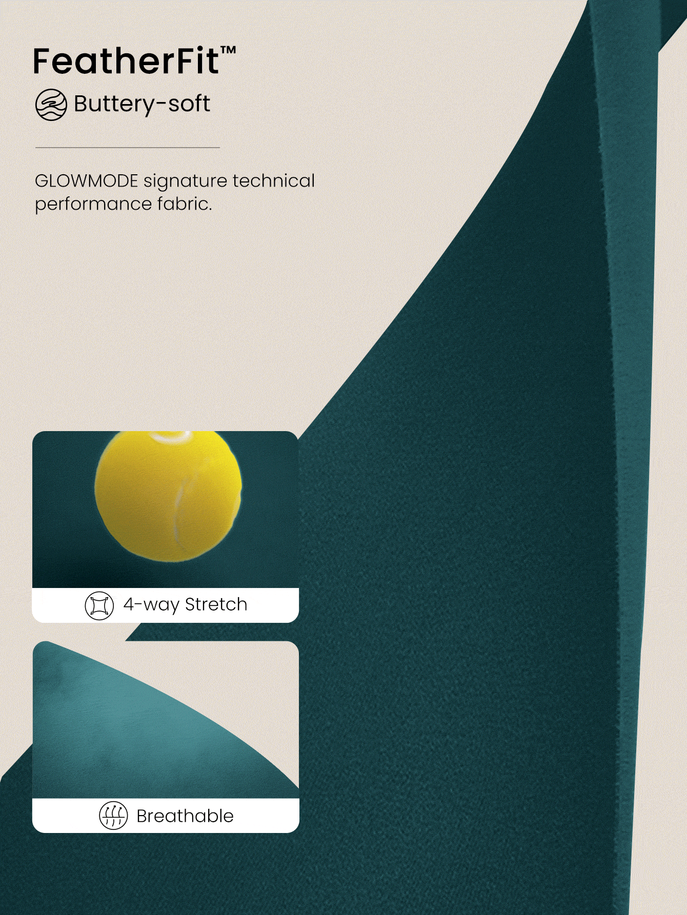 GLOWMODE 26 英寸 FeatherFit™ 高期望超高腰口袋紧身裤 - 墨綠色 - 查看 6