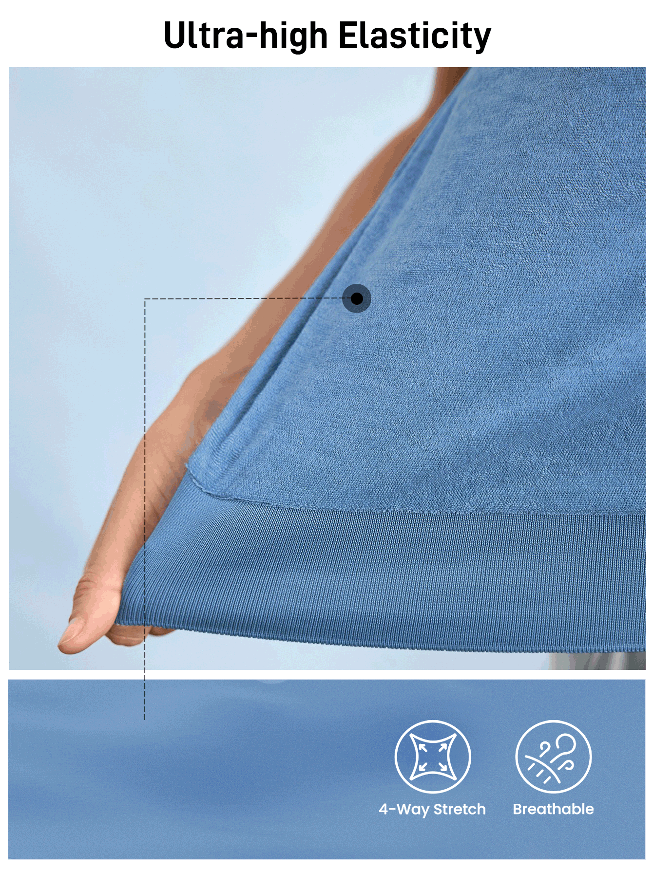 SHEIN Sports 女式夏季休闲撞色条纹短袖运动 Polo 衫 - 藍色 - 查看 2