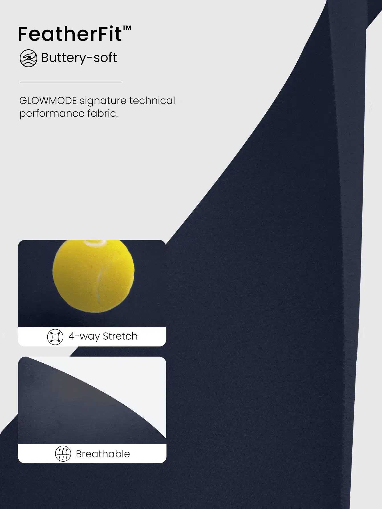 GLOWMODE 女士运动紧身裤 - 藏蓝色 - 查看 5