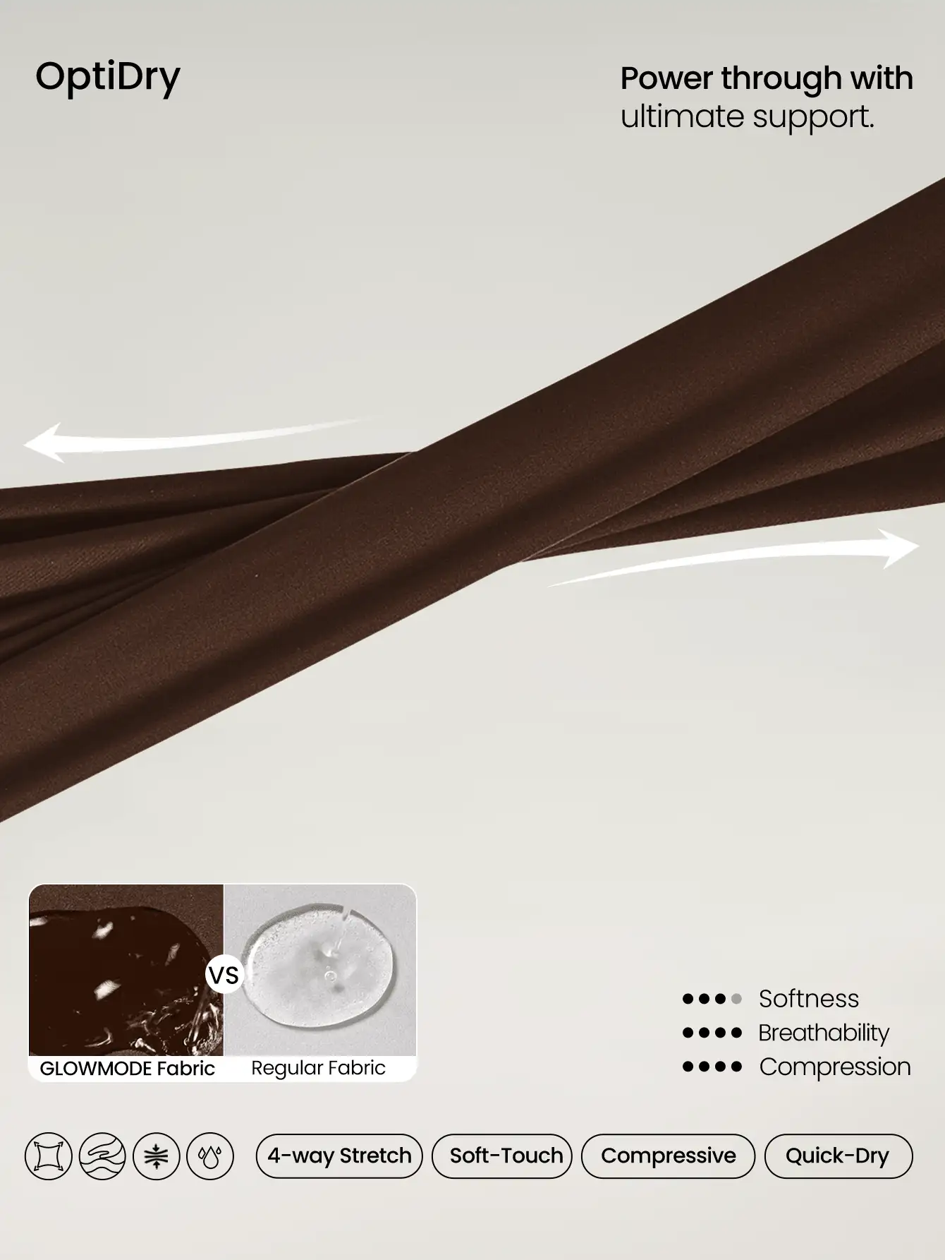 GLOWMODE Control Cutout Halter Round Neck Sports Bra Medium Impact Running Workout Gym Fall Winter