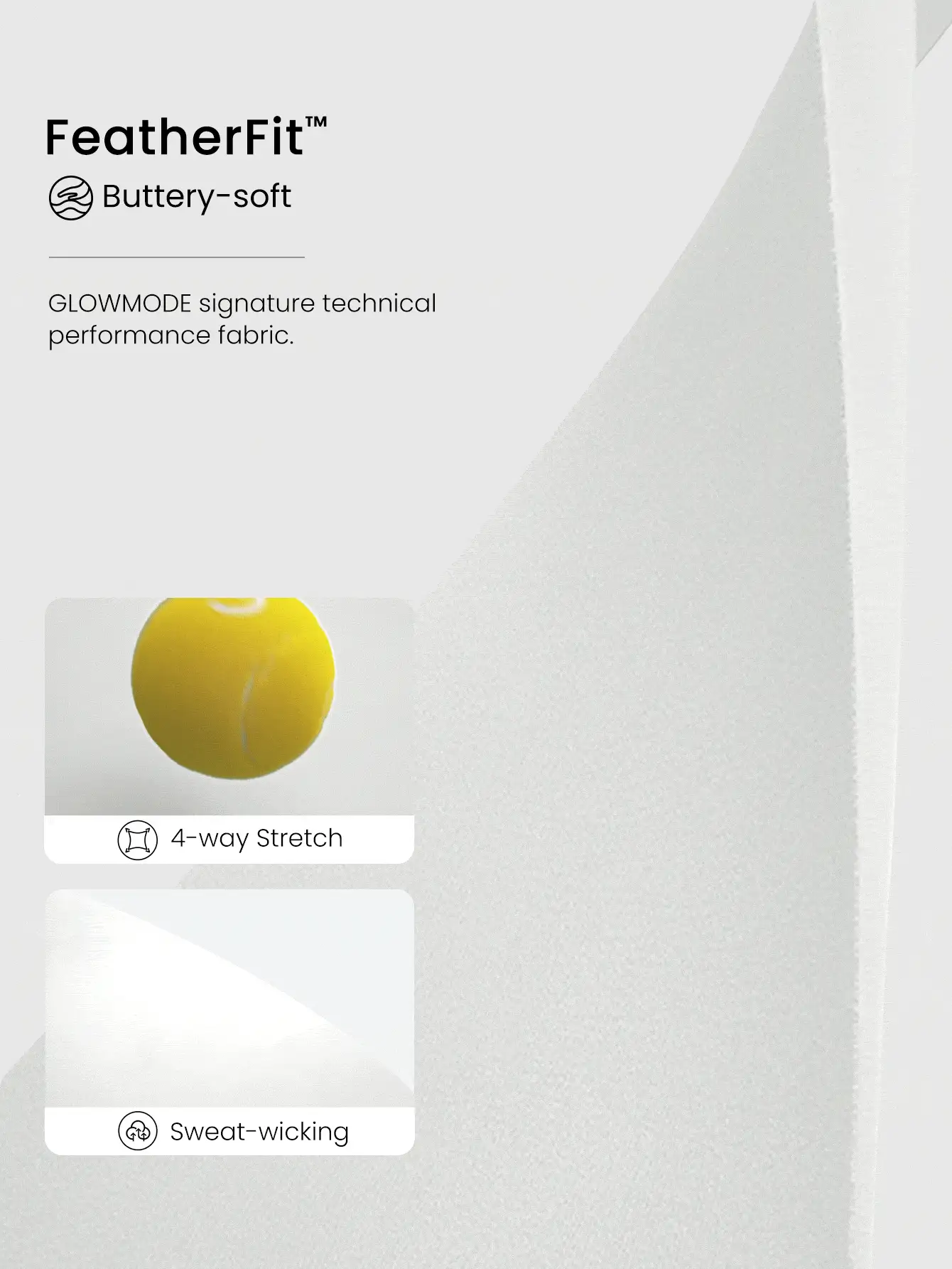 GLOWMODE FeatherFit™ Twist And Flow 圆领 扭背 拇指孔 内置胸罩 长袖上衣 低冲击瑜伽 普拉提 芭蕾 健身房 工作室 日常休闲装