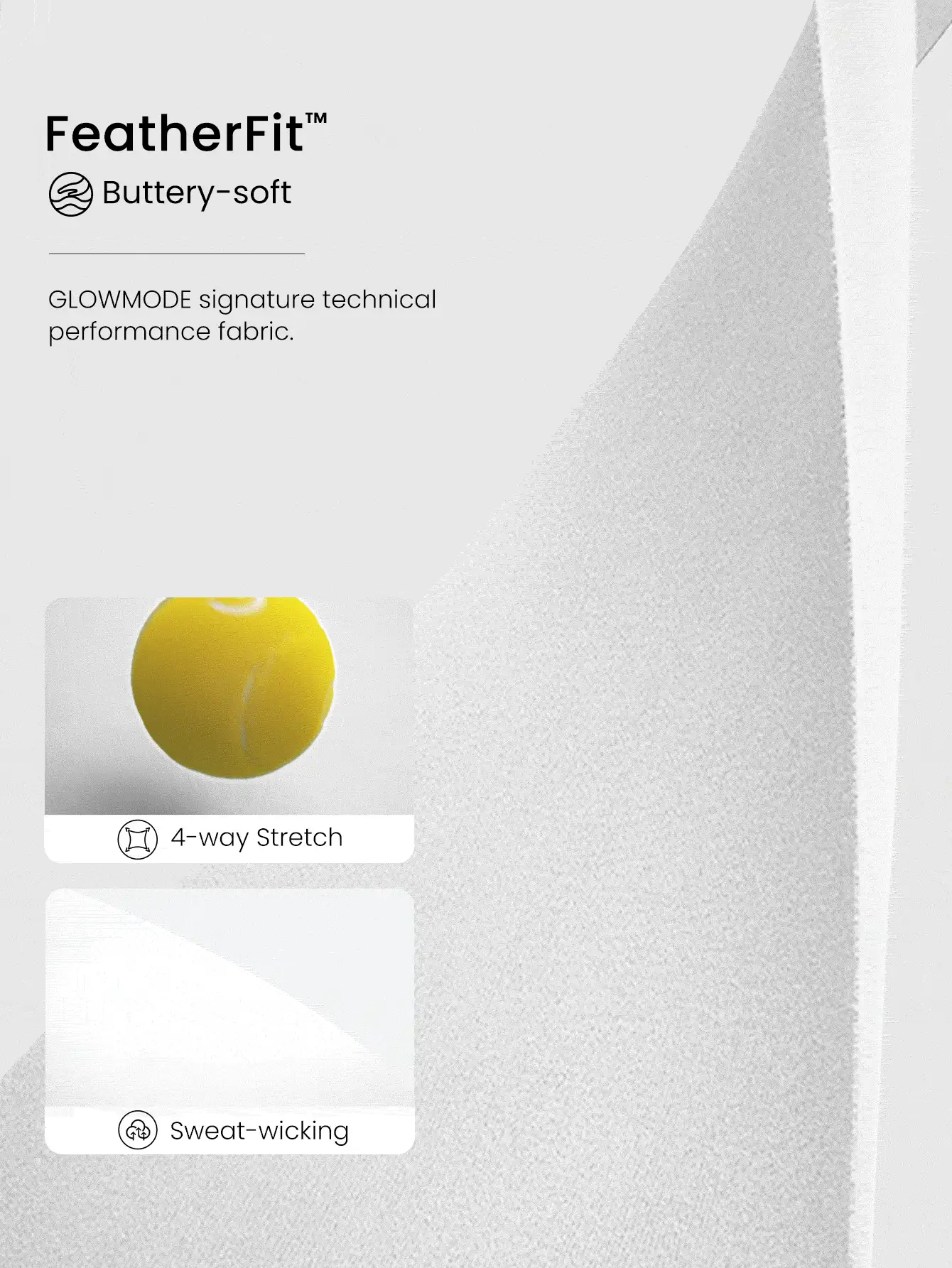 GLOWMODE FeatherFit™ Sweet Glow Soft Stretchy Sweat-Wicking Contrasting Dotted Line Removable Cups Sweetheart Neck Active Tank Top Low-Impact Yoga Pilates Studio Gym Daily Active  Spring Summer - White - View 5