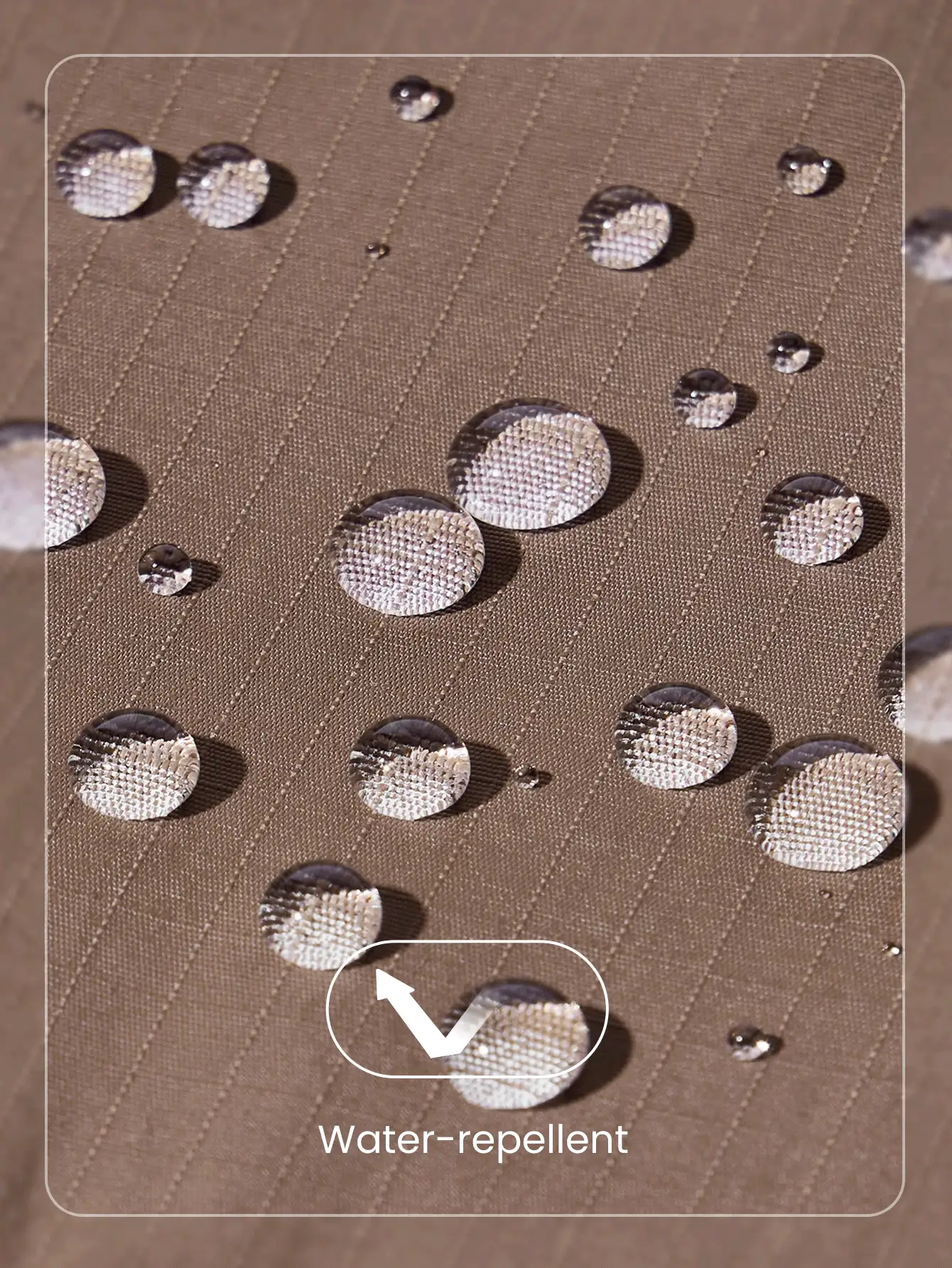 GLOWMODE 5L Glow The Distance Water-Repellent Zipper Closure Dual-Compartment Storage Logo Toiletry Bag Gym Travel Daily Casual  Spring Summer - Brown - View 4