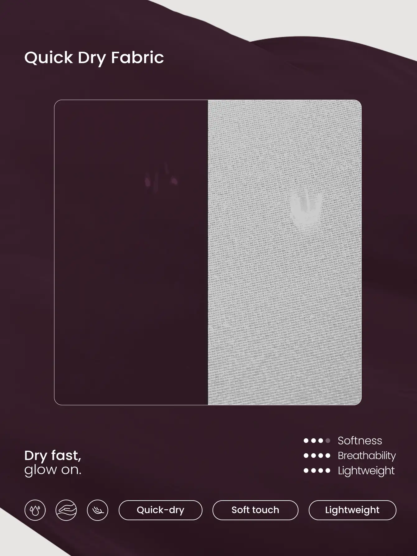 GLOWMODE Tough Sport 吸汗速干提花网眼后背弹力带双色上衣 耐冲击跑步慢跑训练健身房工作室日常运动服 - 櫻桃可樂 - 查看 5