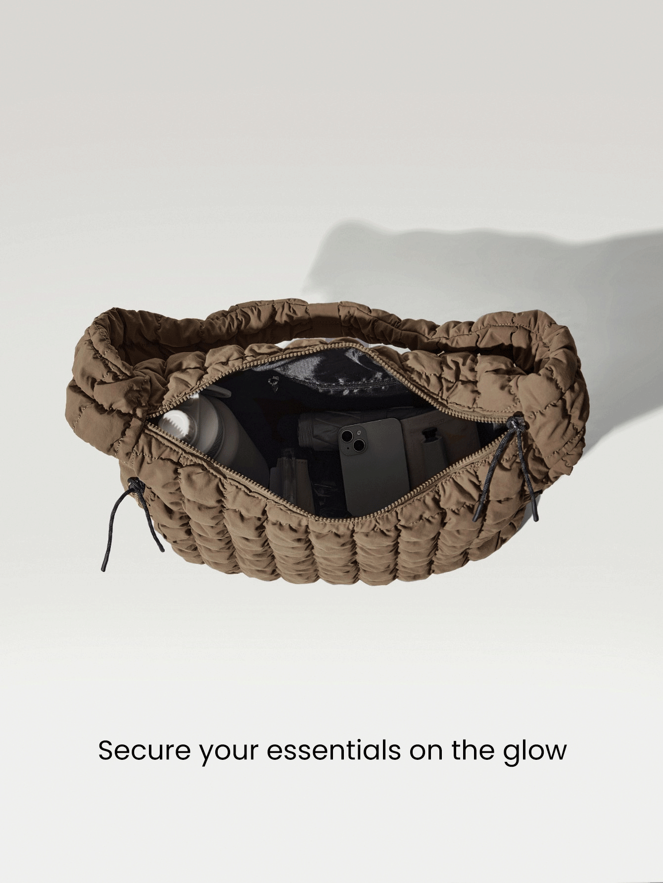 GLOWMODE 绗缝防水手提单肩包 - 軍綠色 - 查看 2