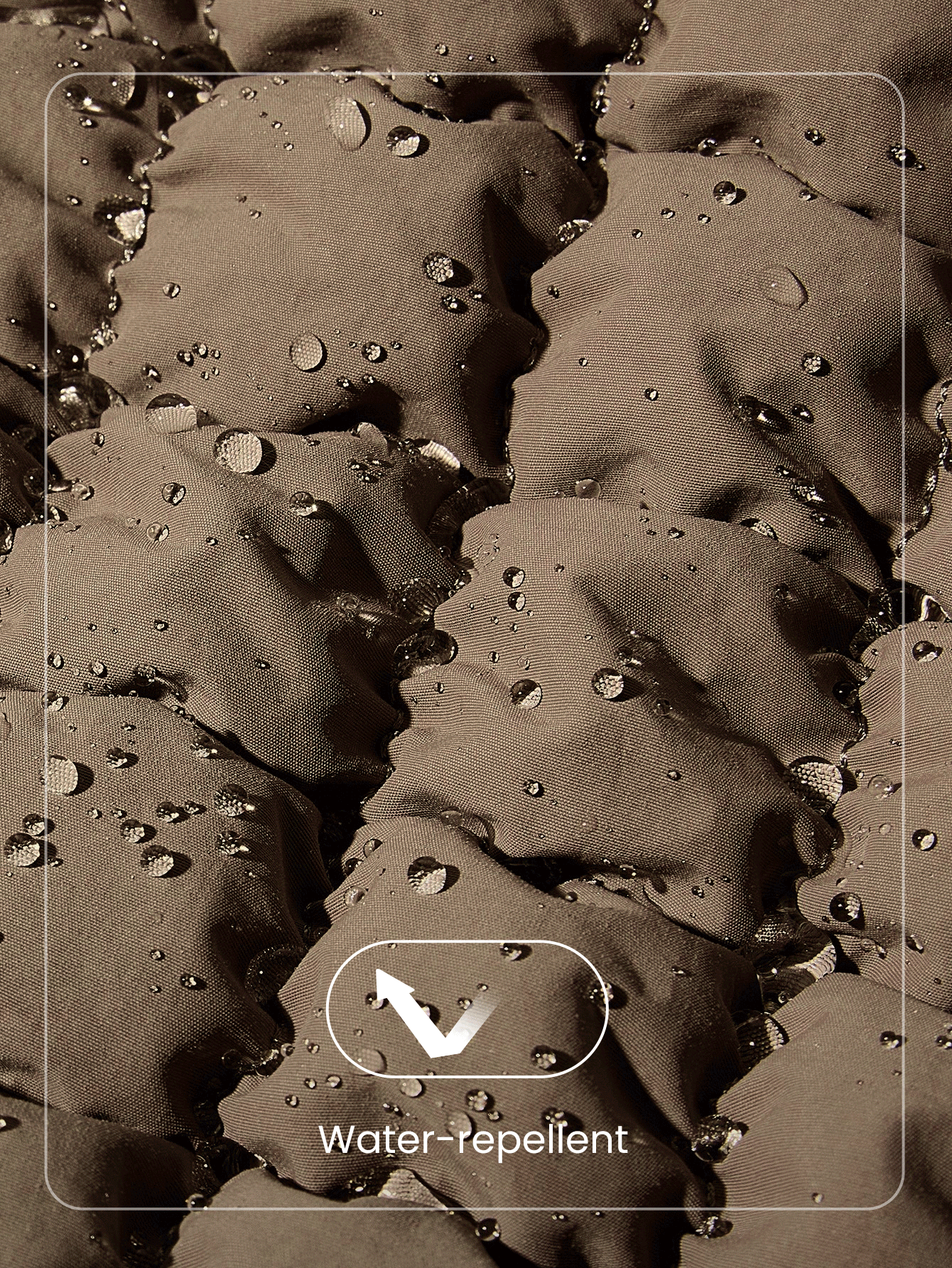 GLOWMODE 绗缝防水手提单肩包 - 軍綠色 - 查看 4