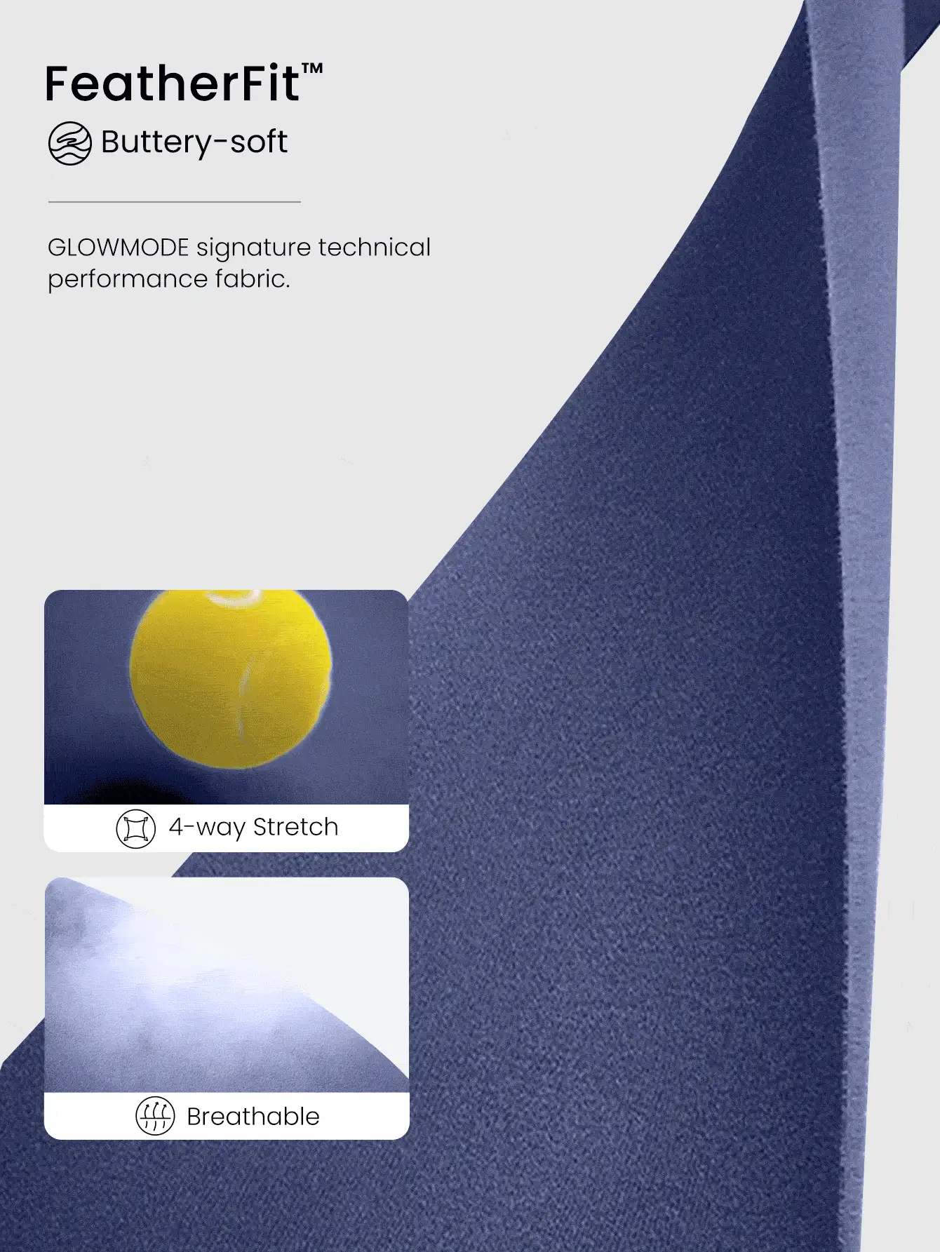 GLOWMODE 24" FeatherFit™ Low-Rise Essential Leggings