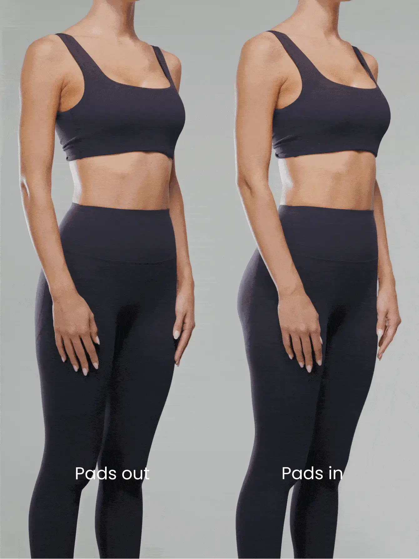 24" FeatherFit™ BounceLift Shape It Up Booty Boosting Shaping Removable Butt Pads No Front Seam Insta Cinch Tummy Control Leggings Low-Impact Yoga Pilates Barre Studio Daily Casual Wear
