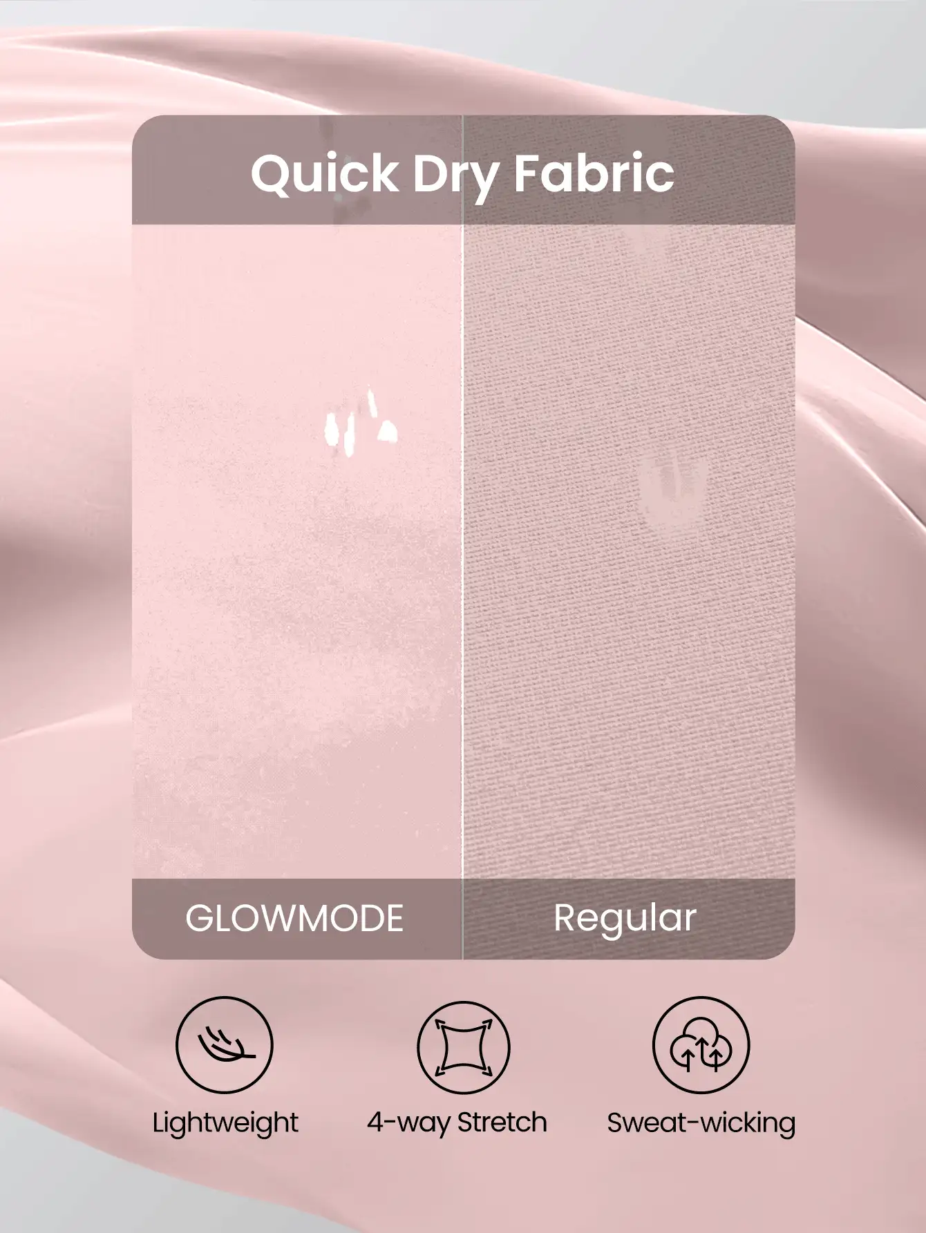 GLOWMODE Drawstring Pocket Mini Skort With Built-In Underwear Tennis Golf Summer Anti-Odor