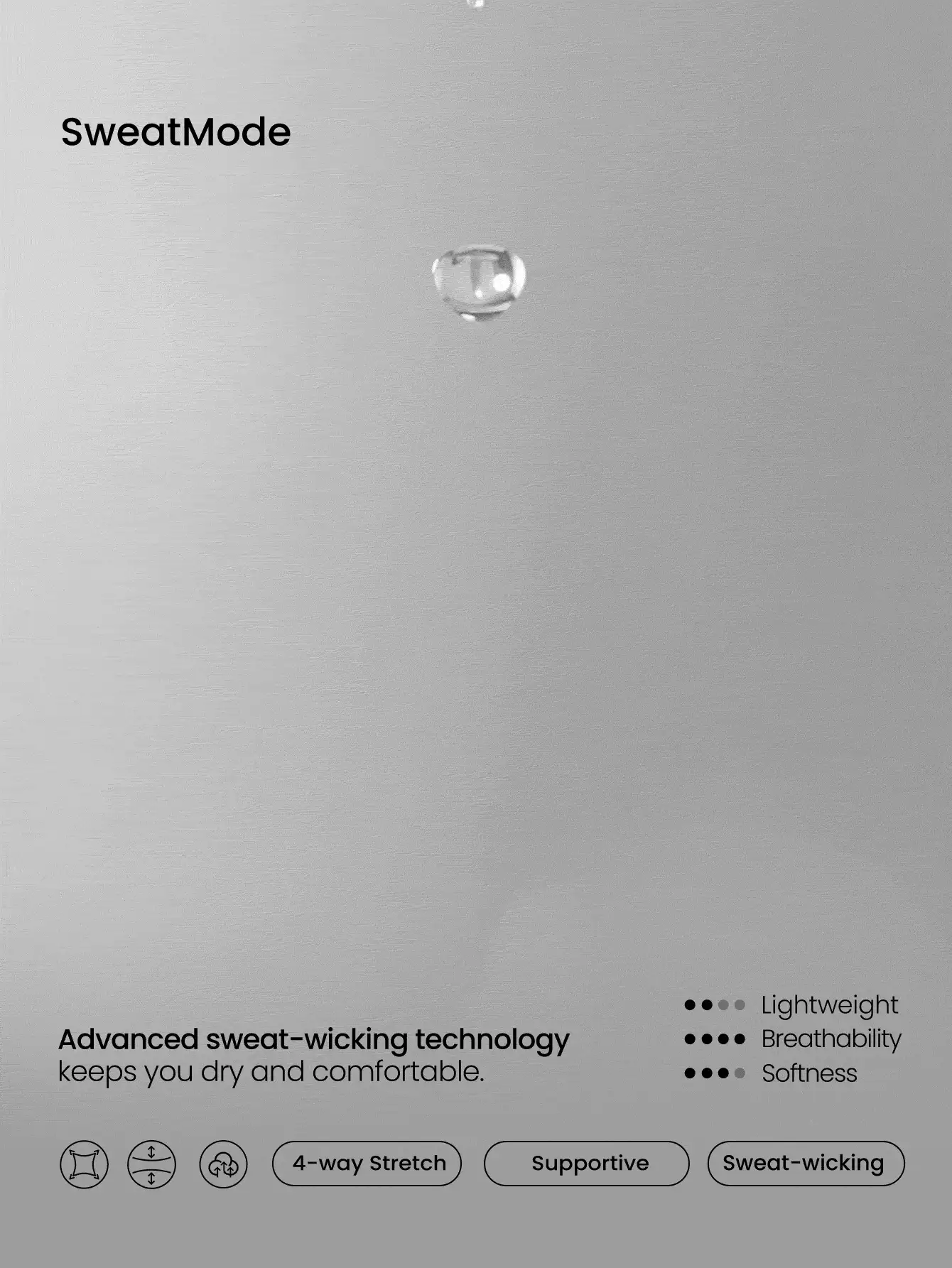 GLOWMODE 1 件装塑身高腰收腹提臀塑身内衣日常休闲 - 淺灰色 - 查看 5