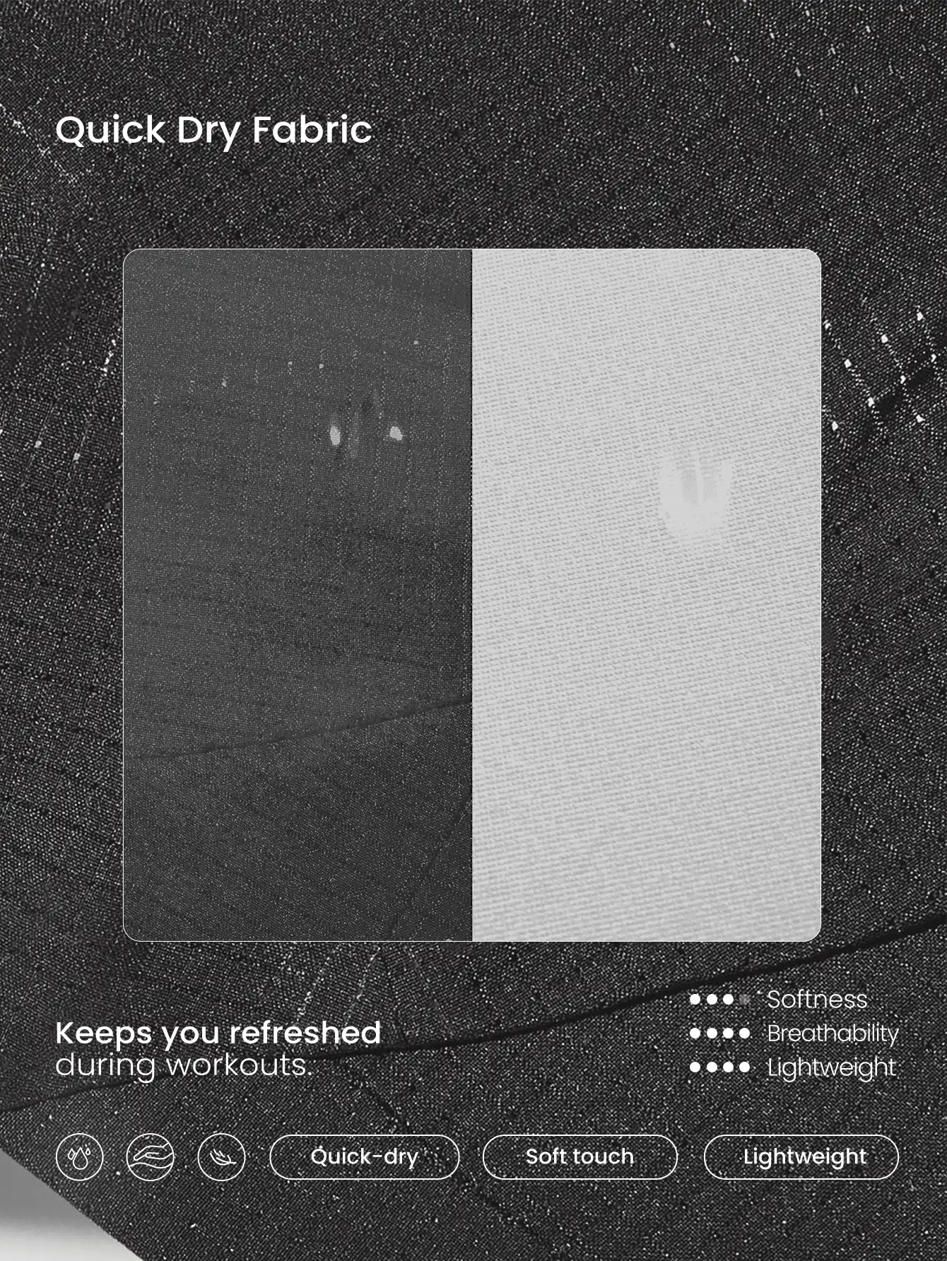 GLOWMODE 速干无缝透气吸汗速干反光可调节跑步帽健身房训练锻炼日常 - 黑色 - 查看 6