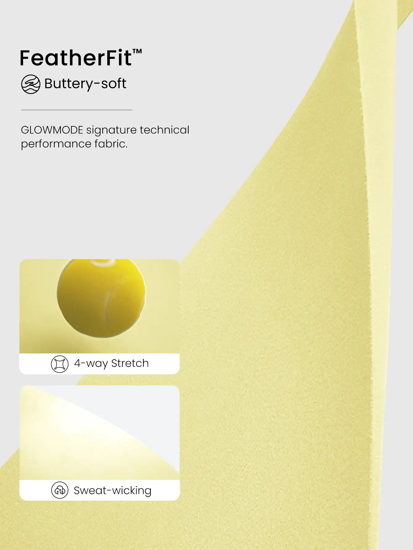 GLOWMODE FeatherFit™ Full Underarm Hip Length Square Neck Basic Tank Top Low Impact Yoga Pilates Studio Daily Removable Cups Valentine's Day