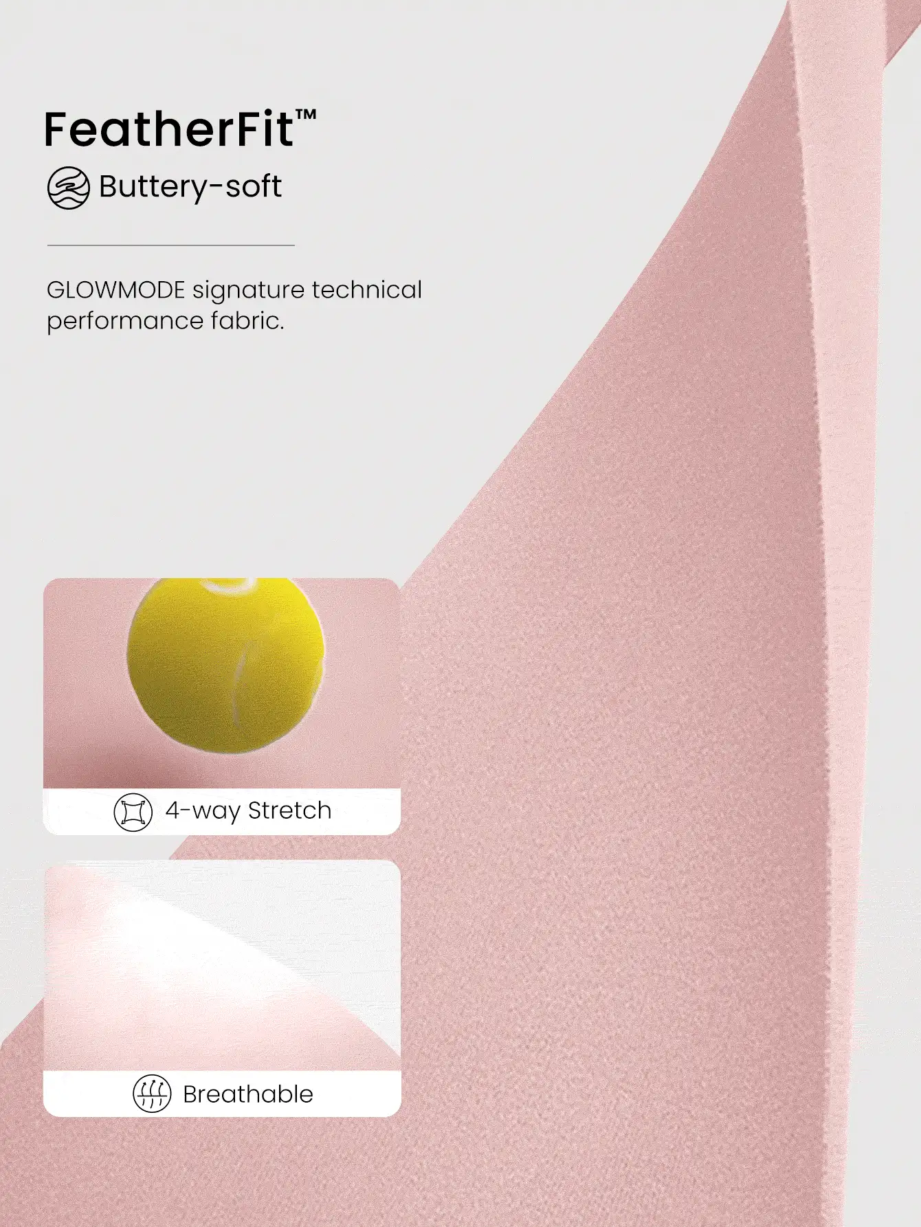 GLOWMODE 吸汗速干立领运动长袖夹克，带隐藏口袋和拇指孔，日常休闲 - 淺粉色 - 查看 5