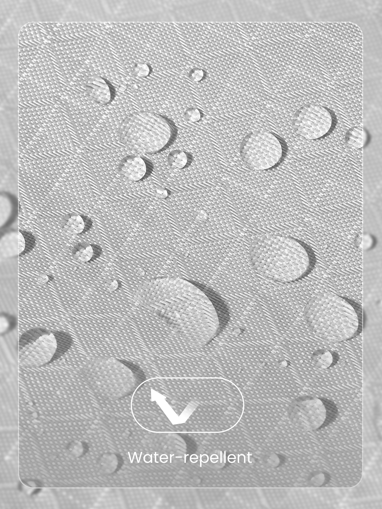 GLOWMODE 1L Zipper Everywhere Belt Bag Water Repellent Waist Crossbody Bags With Adjustable Strap - Light Grey - View 5