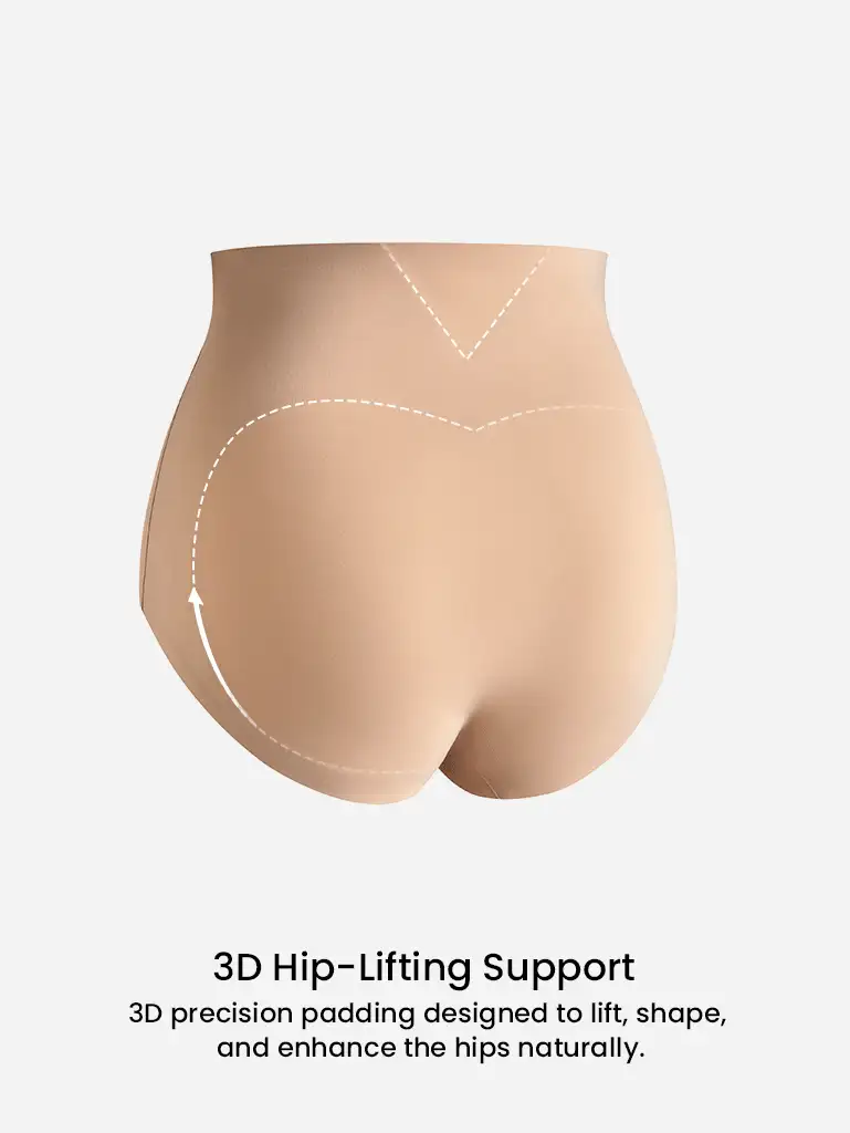 Formende Shapewear-Slips in Große Größen mit nahtlosem Sitz und hoher Taille
