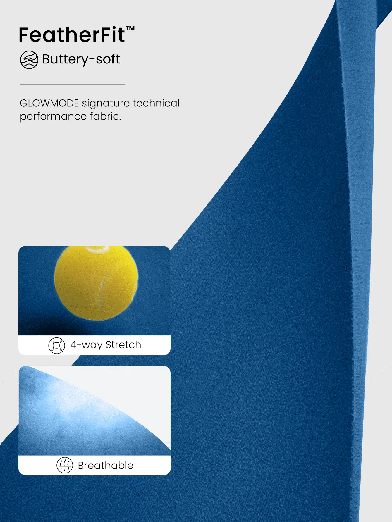 GLOWMODE FeatherFit™ Slim-It Streamline Performance Secure Pockets Zip Up Long Sleeve Jacket Low Impact Yoga Daily Fall