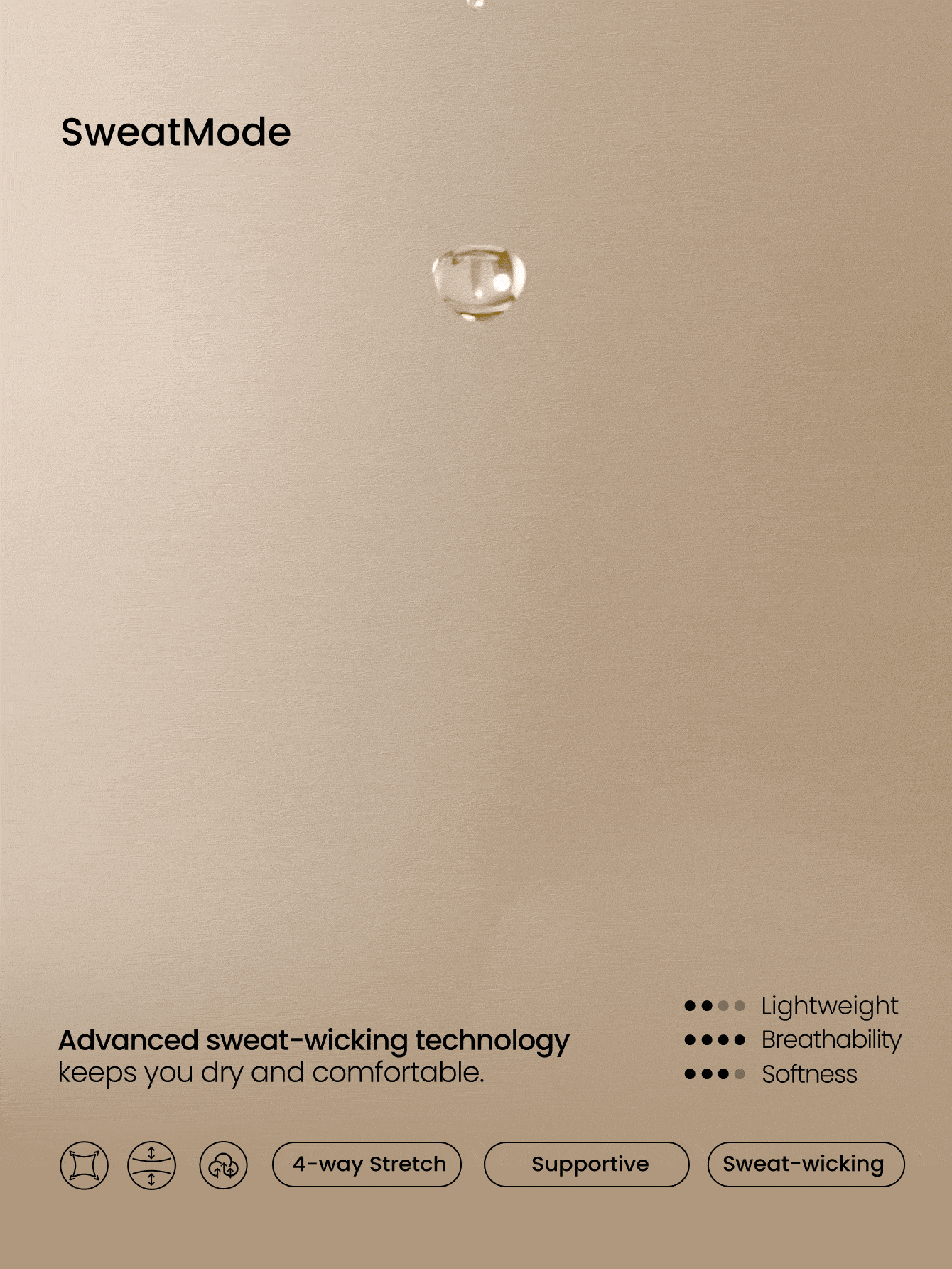 GLOWMODE 1 Pack Sculpt Fit High-Rise Waist Smoothing Effect Coverage Underwear Daily Casual - Beige - View 6