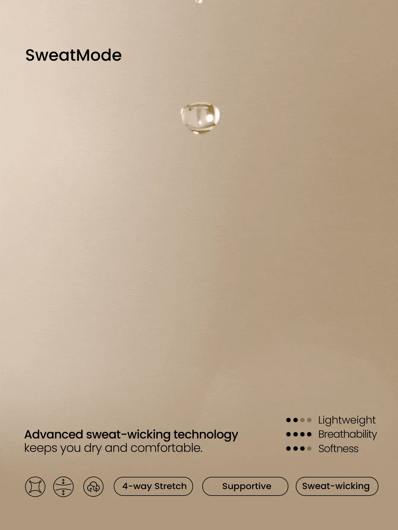 GLOWMODE 1 Pack Sculpt Fit High-Rise Waist Smoothing Effect Coverage Underwear Daily Casual - Beige - View 6