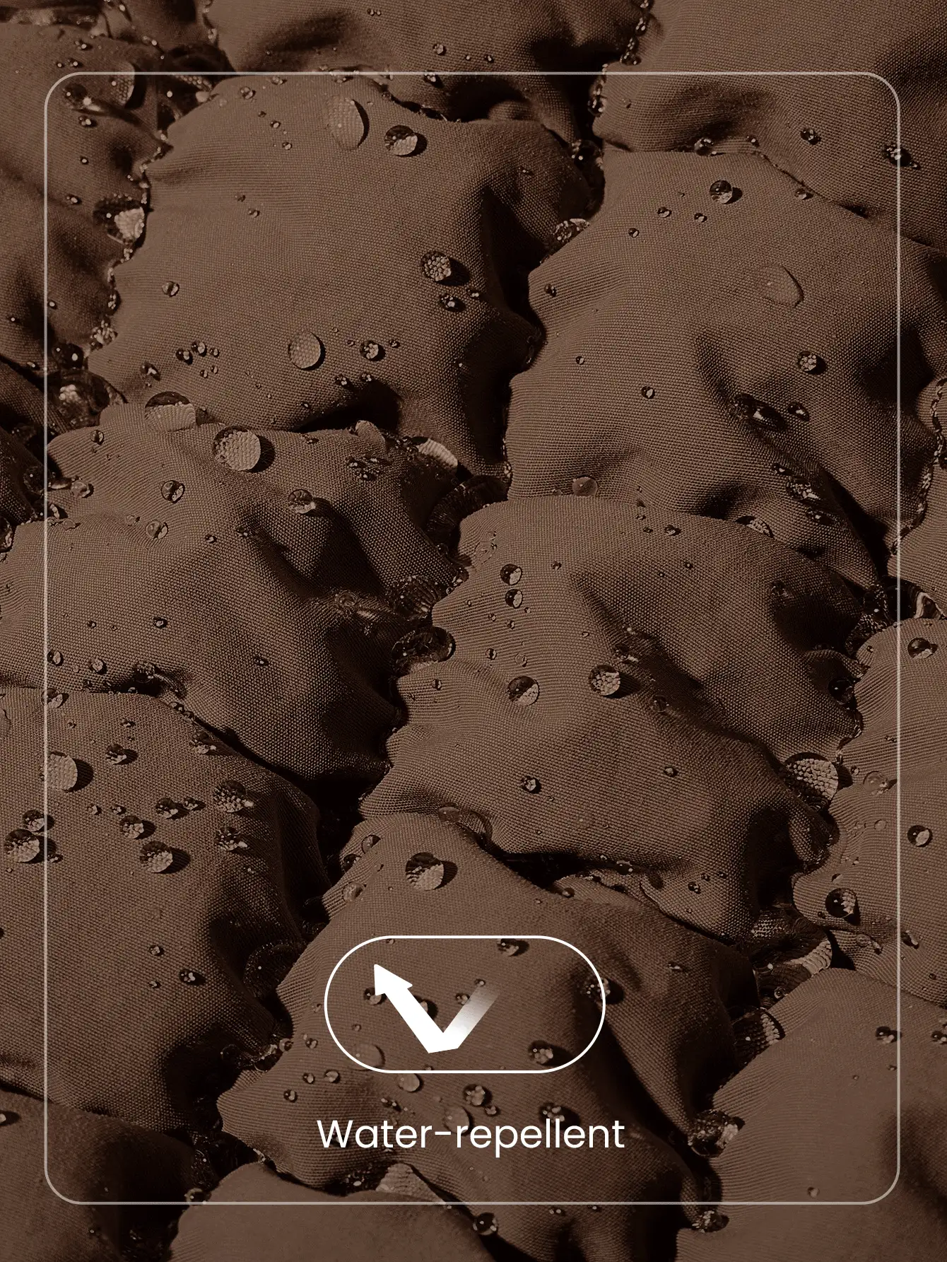 GLOWMODE Quilted Water-Resistant Carryall Shoulder Bag - Brown - View 4