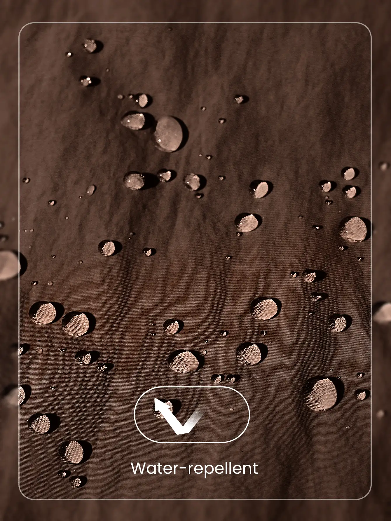 GLOWMODE Túi đeo vai chống nước 1.5L tiện dụng, kèm túi nhỏ có thể kẹp, thích hợp sử dụng hàng ngày. - màu nâu - Xem 7