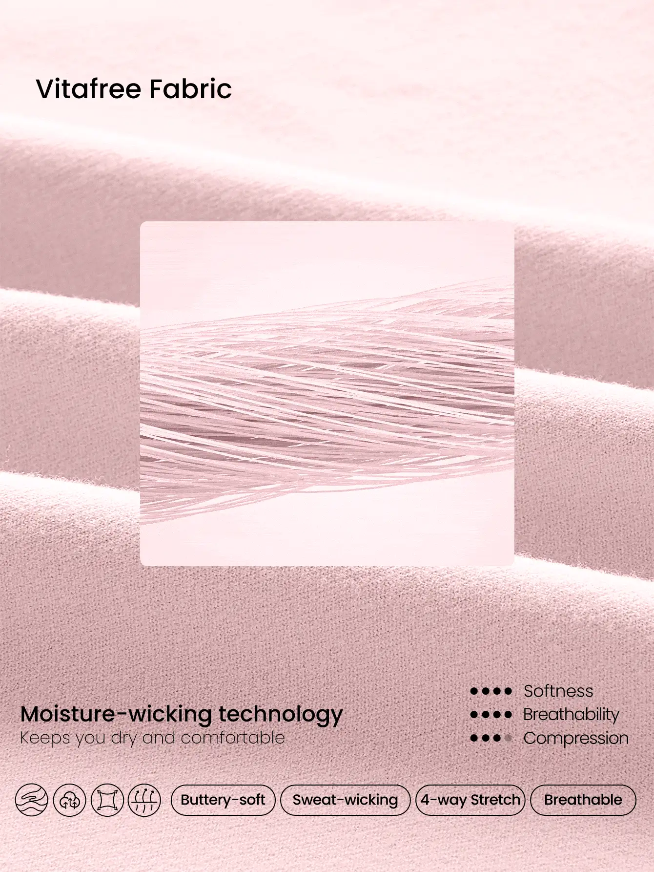 GLOWMODE Slim Fit Warm Hip Length 1/4 Zip Knit Long-Sleeve Top With Thumbholes Running Jogging Hiking Gym Training Daily Active Wear Sweat-Wicking - Baby Pink - View 6