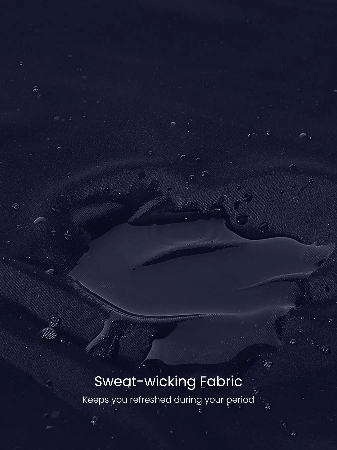 GLOWMODE 1 条装 自信经期网眼速干防漏吸水中腰三角裤内裤月经期产后日常活动休闲工作服