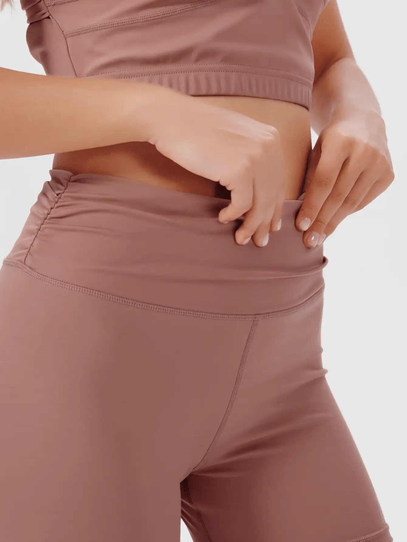 Eassivo Eassivo 全新多功能户外跑步健身运动短裤 - 藕粉色 - 查看 4