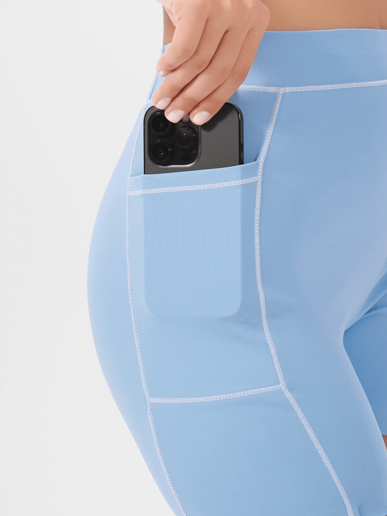 Gameset SHEIN Sport 全新多功能户外运动跑步健身瑜伽运动服套装 - 藍色 - 查看 4