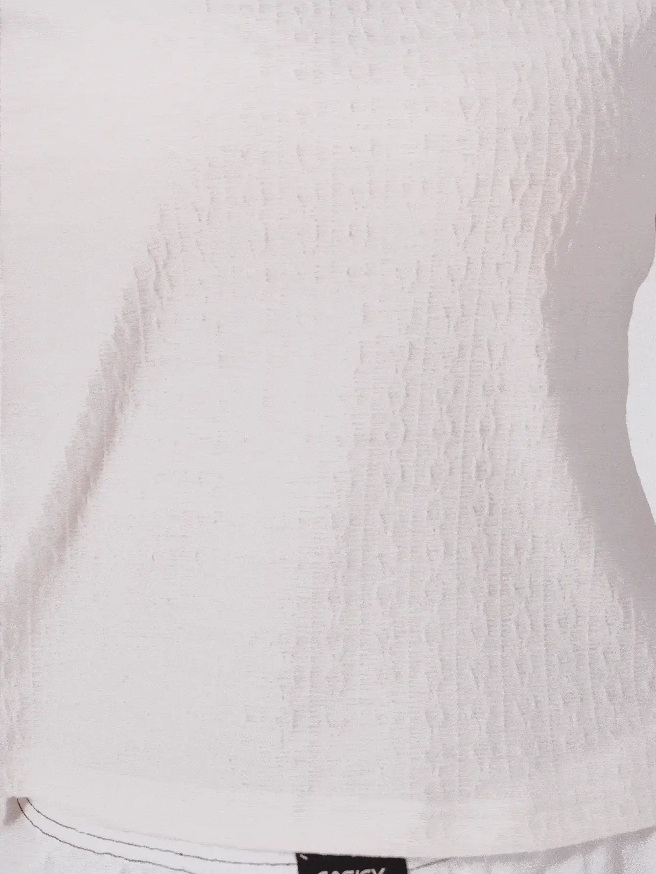 Eassivo Eassivo Women's Cream Textured Active Polo,Fashion Running Fitness Sports Polo Shirt - Beige - View 5