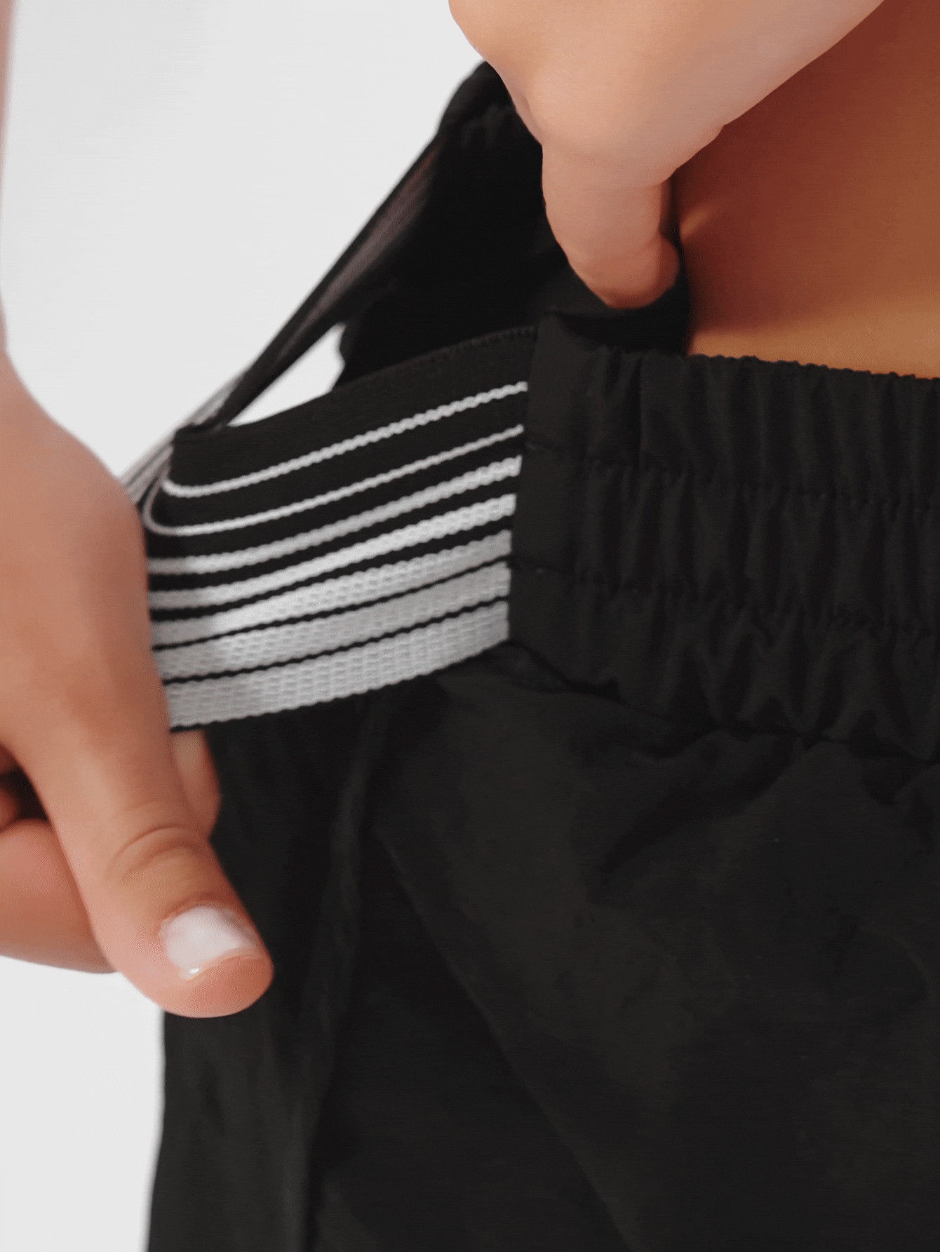 Eassivo Eassivo 全新多功能户外跑步健身瑜伽运动短裤 - 黑色 - 查看 3