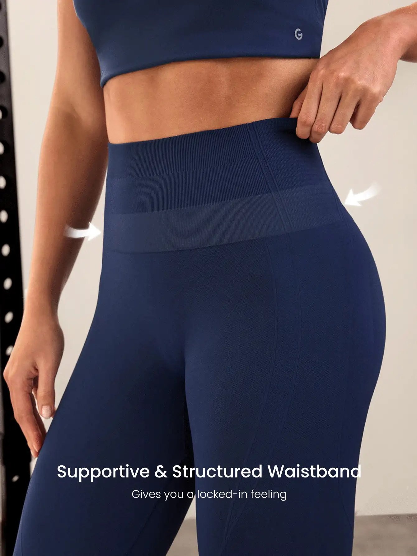 GLOWMODE 24" Seamless Be A Peach Ultra High-Rise Waist Tummy Control Peach-Shaped Gym Leggings Medium Impact Workout Running Training Fall Winter