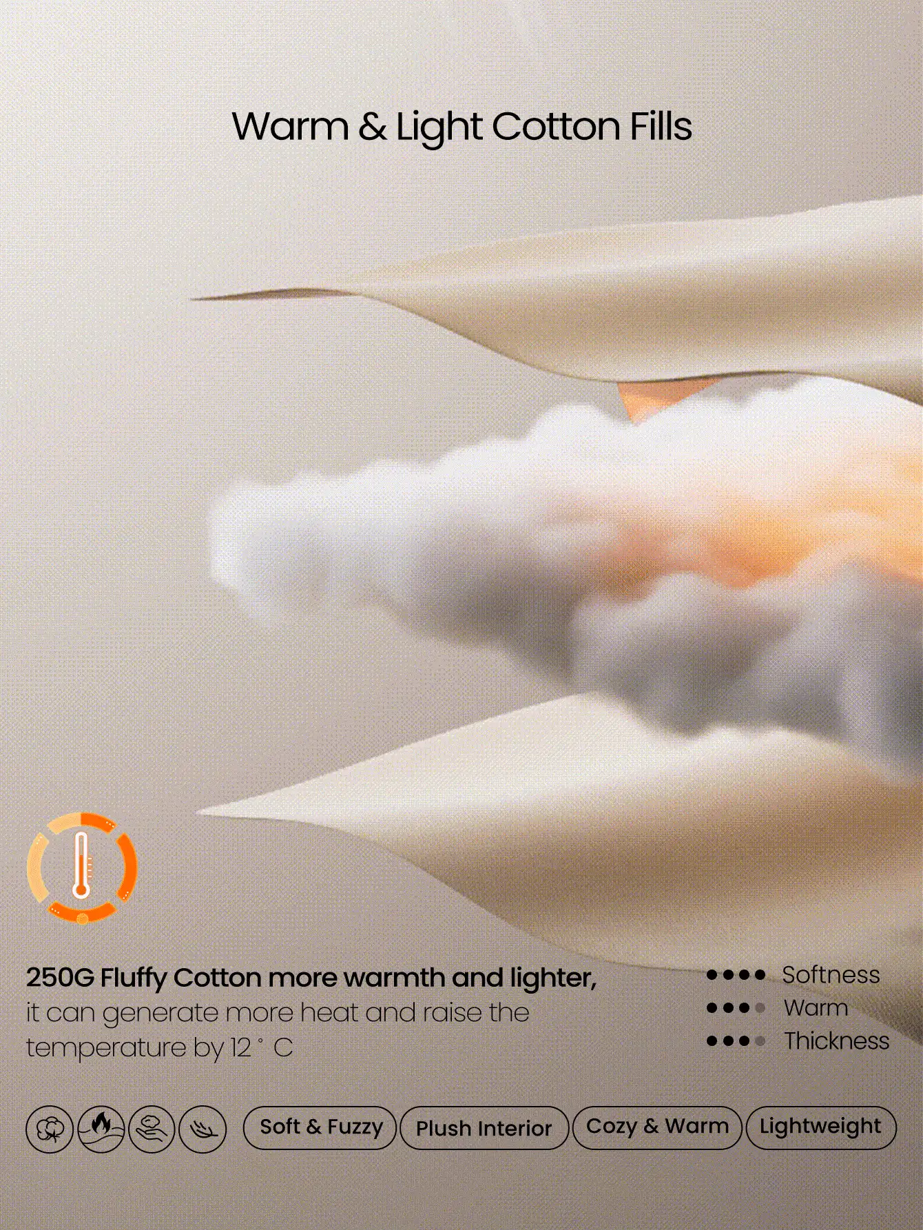 GLOWMODE Áo khoác không tay có mũ trùm đầu, nhẹ, cổ đứng, chống gió, lót bông, có túi bên hông, thích hợp mặc hàng ngày hoặc ngoài trời. - Màu đỏ đất sét - Xem 2