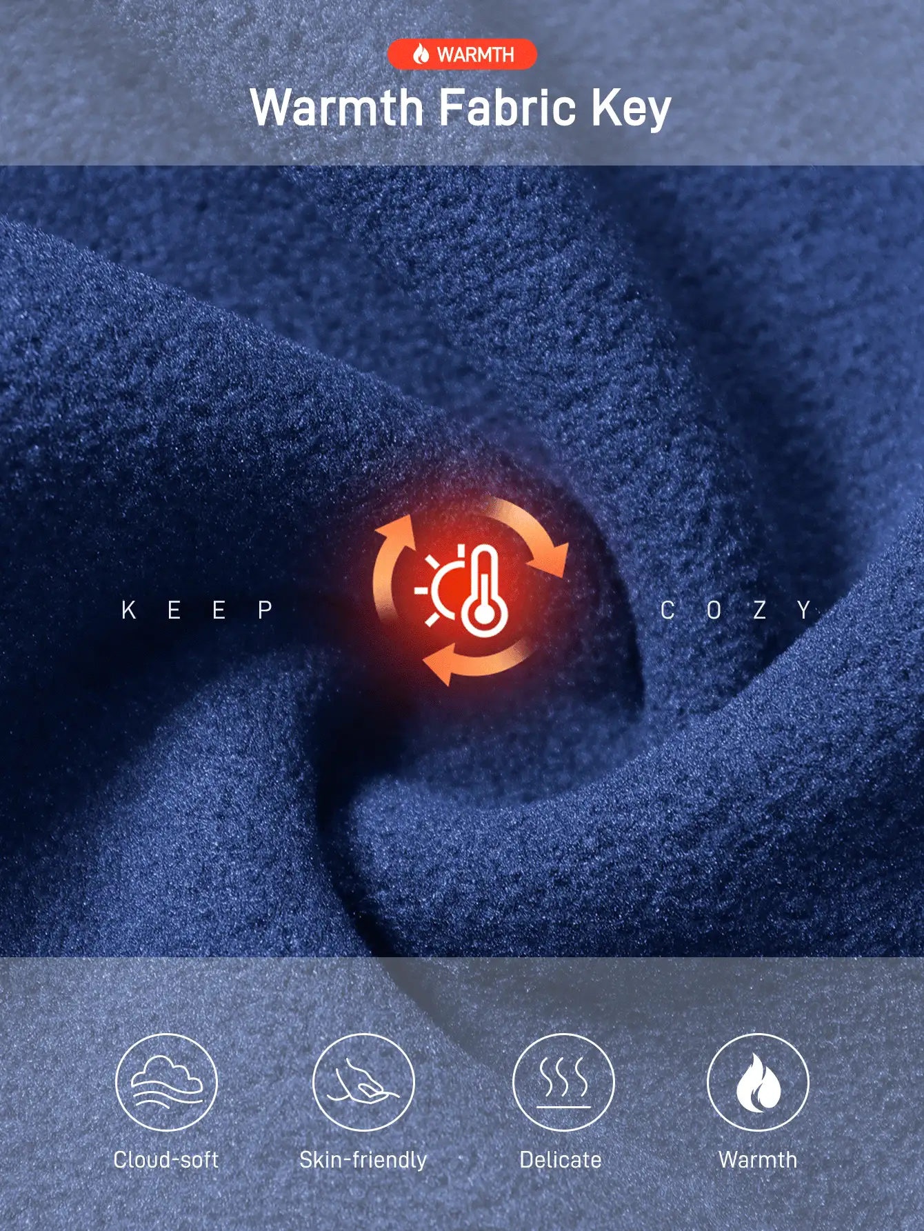 In My Nature 女士户外连体裤套装，高弹力，亲肤保暖，适合露营、徒步、运动和通勤，滑雪连体衣，保暖抓绒连体衣 - 藍色 - 查看 2