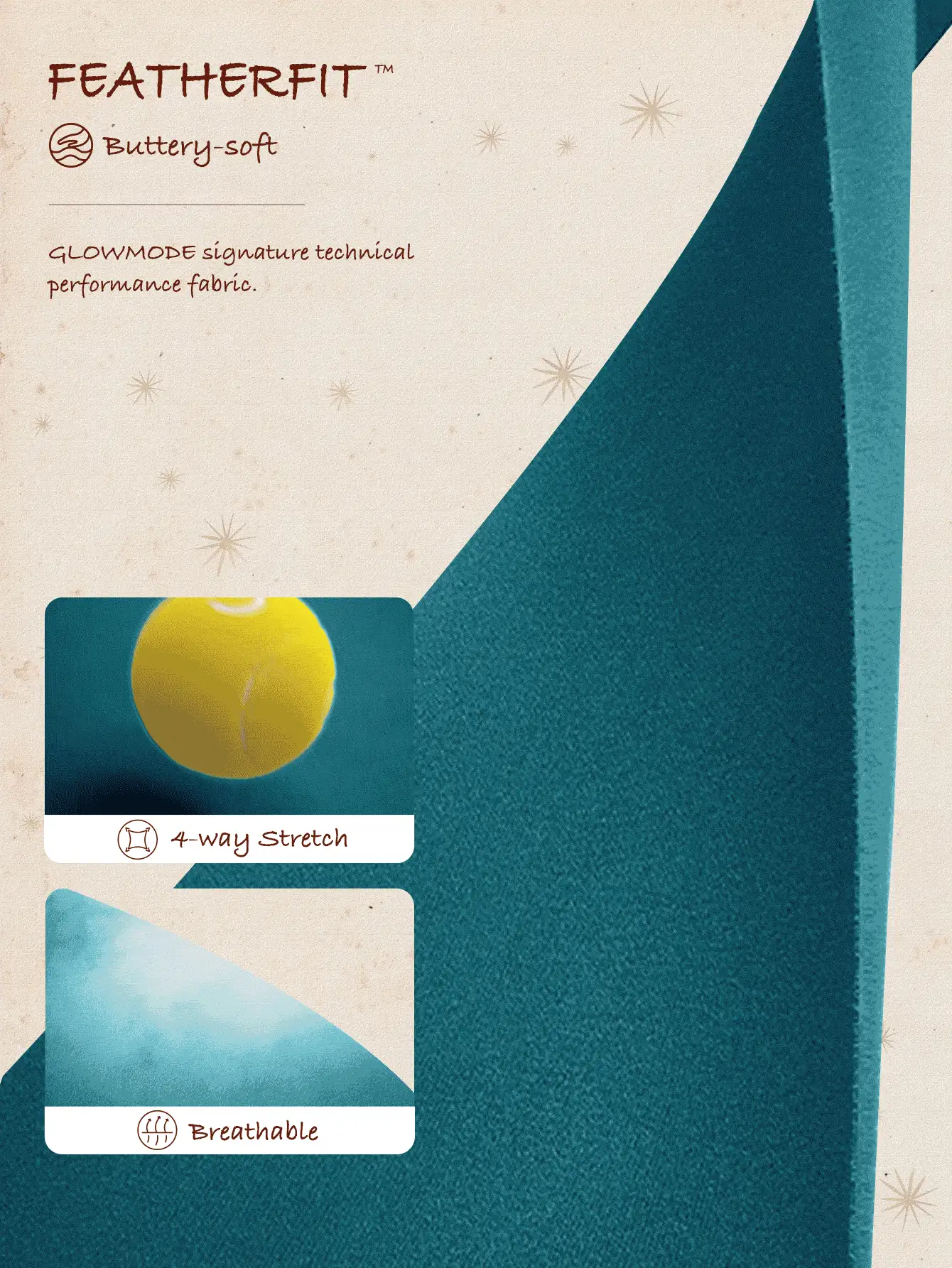 GLOWMODE X HARRY POTTER FeatherFit™ Long-Sleeve Quidditch-Embroidered T-Shirt Low Impact Yoga Daily Casual - Dark Green - View 6