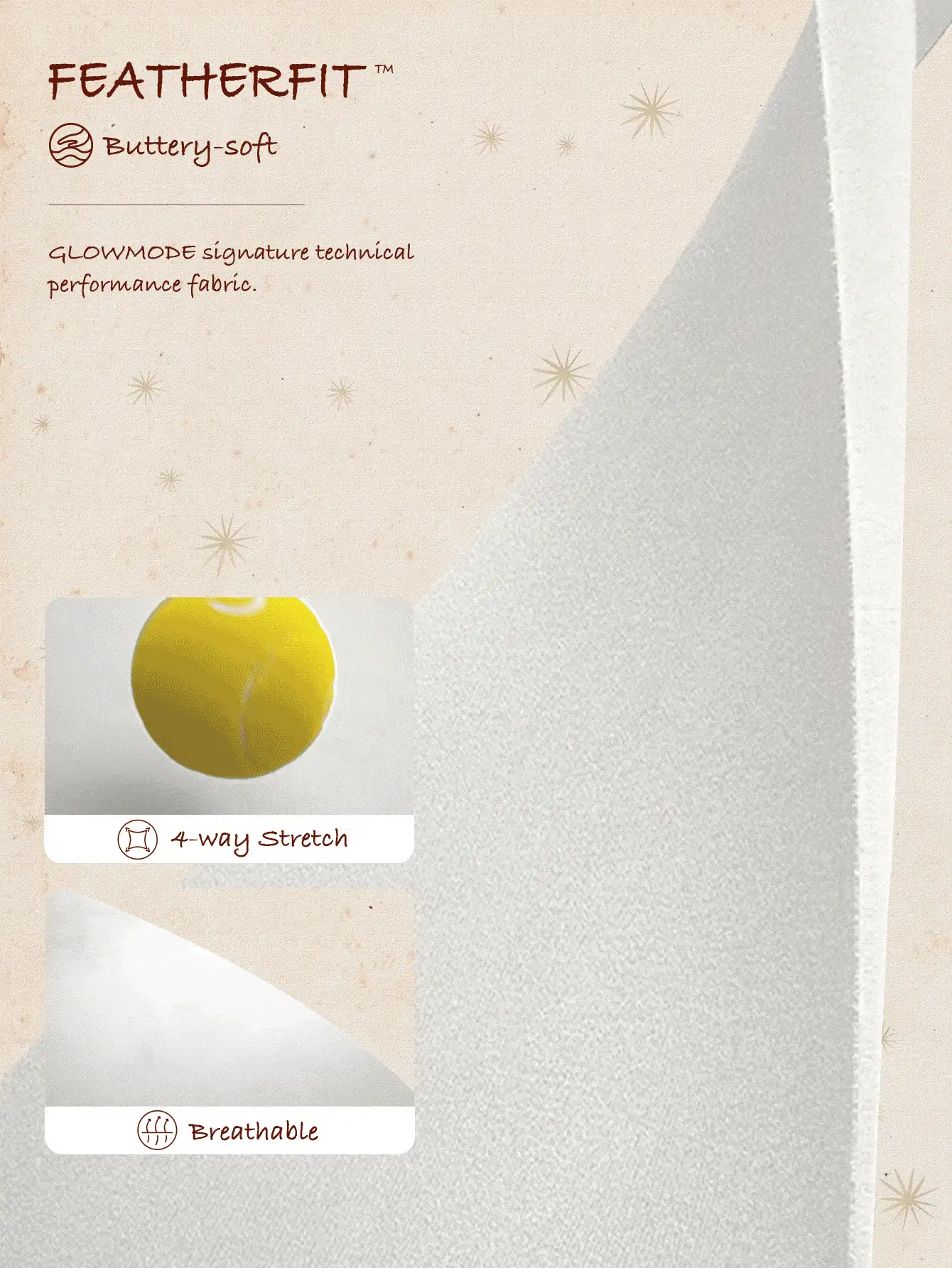 GLOWMODE X HARRY POTTER FeatherFit™ 长袖魁地奇刺绣 T 恤 低冲击瑜伽日常休闲 - 白色 - 查看 7