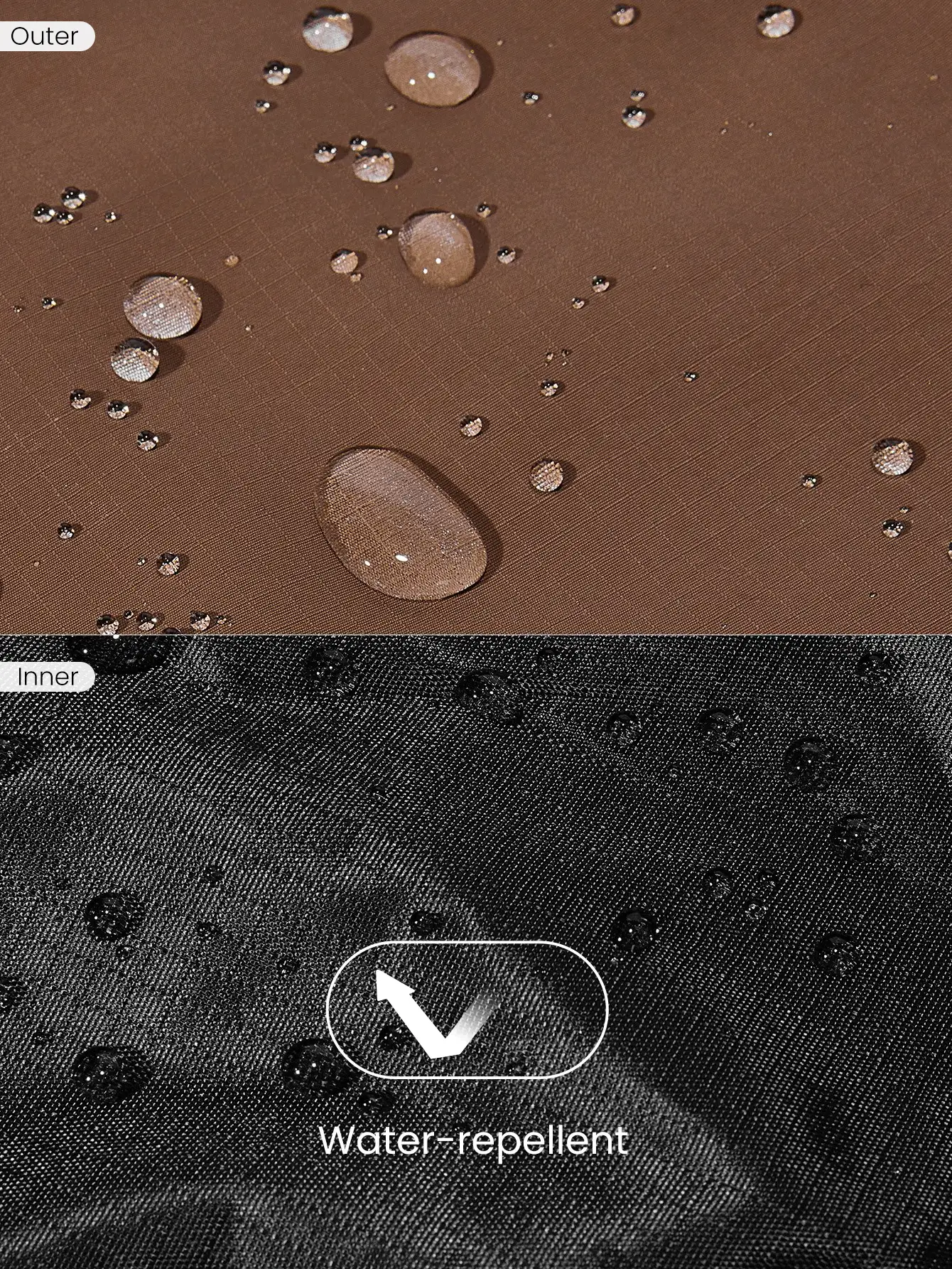 GLOWMODE 17L Unadjustable Textured Water-Resistant Shoulder Bag Fall Winter