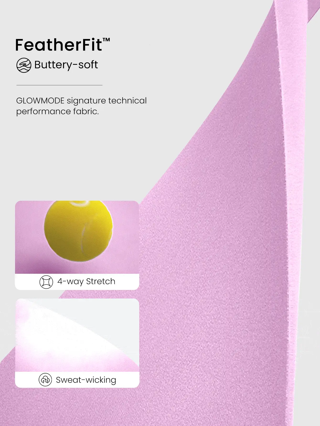 GLOWMODE FeatherFit™ Slim-It Streamline Performance Secure Pockets Zip Up Long Sleeve Jacket Low Impact Yoga Daily Fall