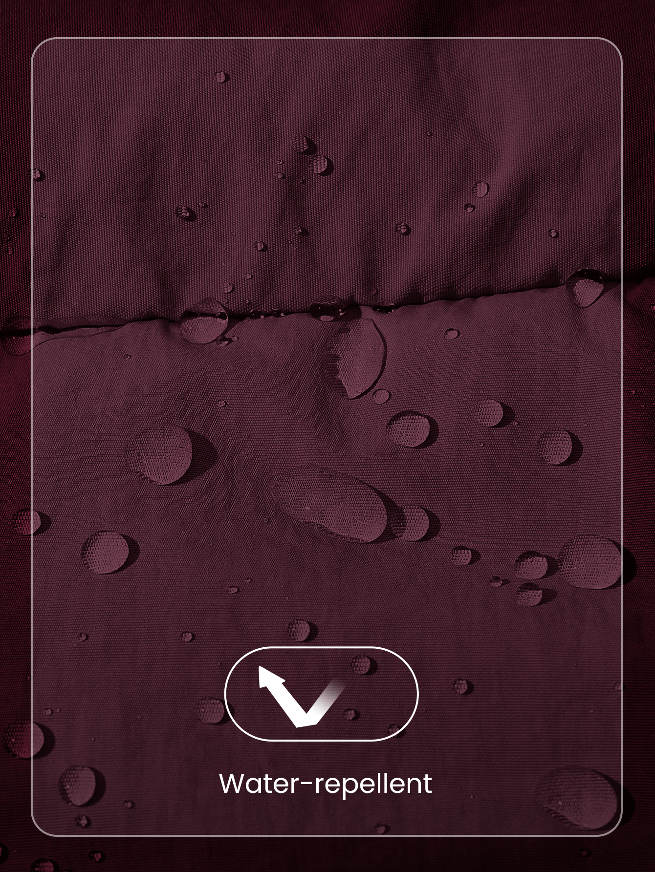 GLOWMODE 16L Max Large Capacity Carry Dual-Strap Duffle Zippered Bag Daily Active Casual Fall Winter - Burgundy - View 5