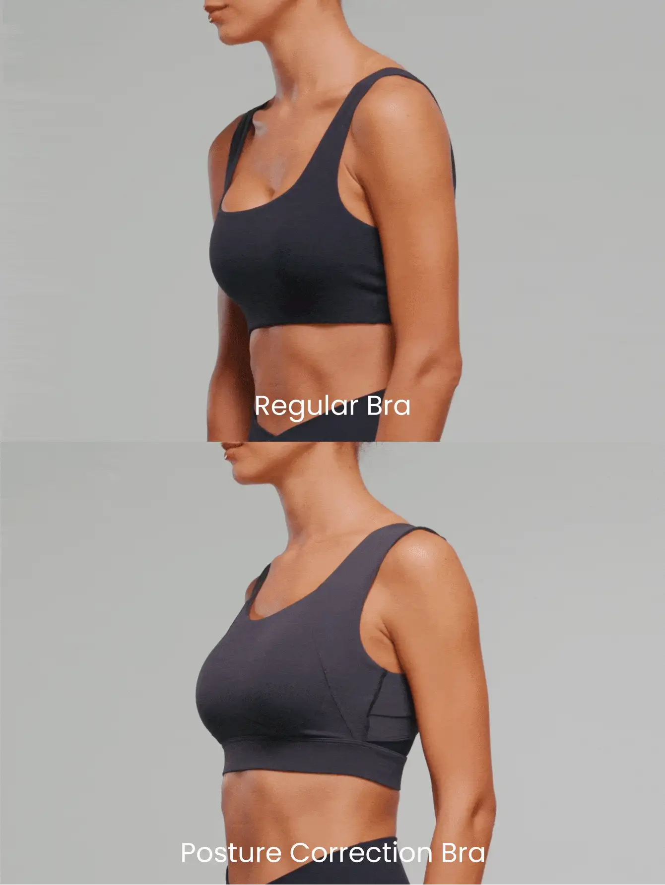 GLOWMODE OptiDry Breathable Compressive Quick-Dry Mesh Paneling Cutout Back Sports Bra Low Impact Yoga Pilates Studio Gym Daily Active Wear Removable Cups - Sky Blue - View 2