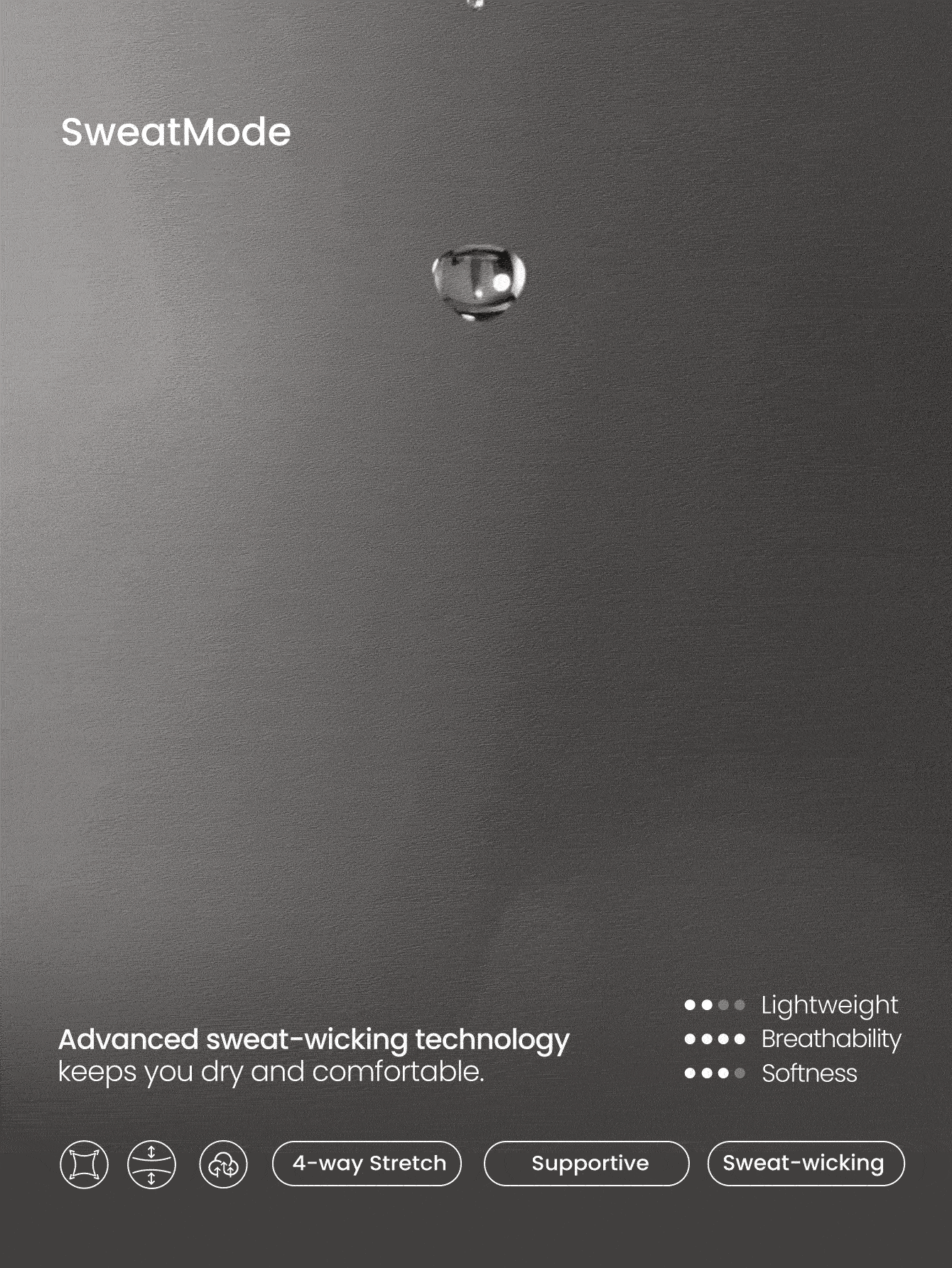 GLOWMODE 1 Pack Tummy Control Core Support Sweat-Wicking Ultra-High Waist Shapewear Shorts Underwear Daily Casual Wear - 深灰色 - 查看 6