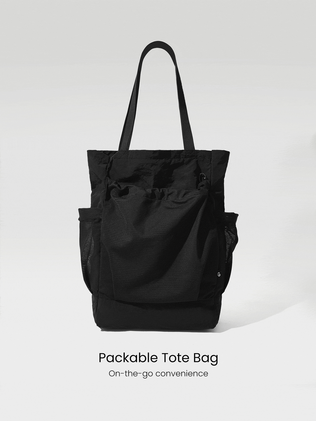 GLOWMODE 15升 On The Go 夜光三合一防水拉链网袋可调节单肩包手提包背包徒步户外日常活动 - 黑色 - 查看 3