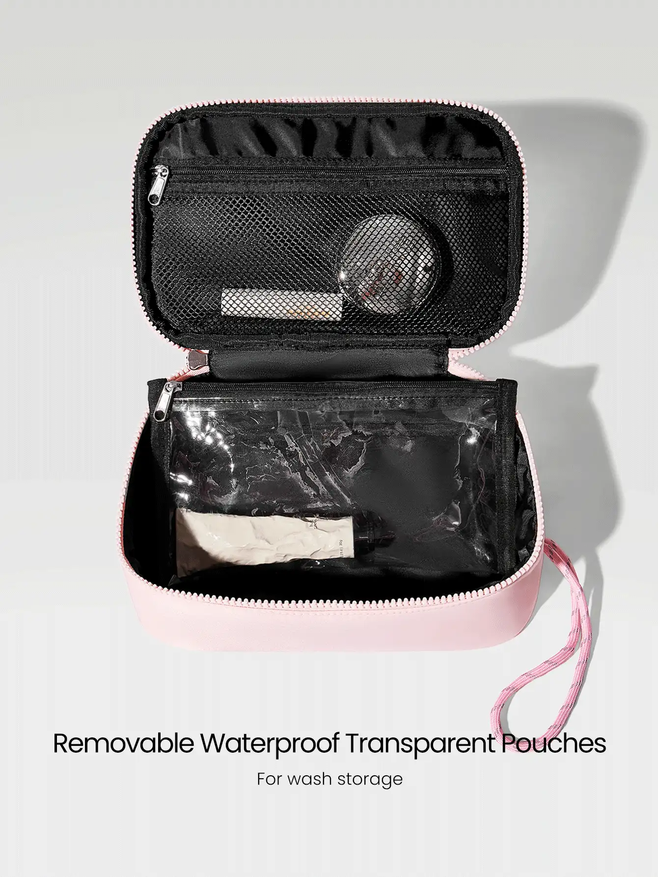 3L Sport Large Capacity Water-Repellant Essentials Zippered Kit Storage Bag Daily Casual Travel Trip