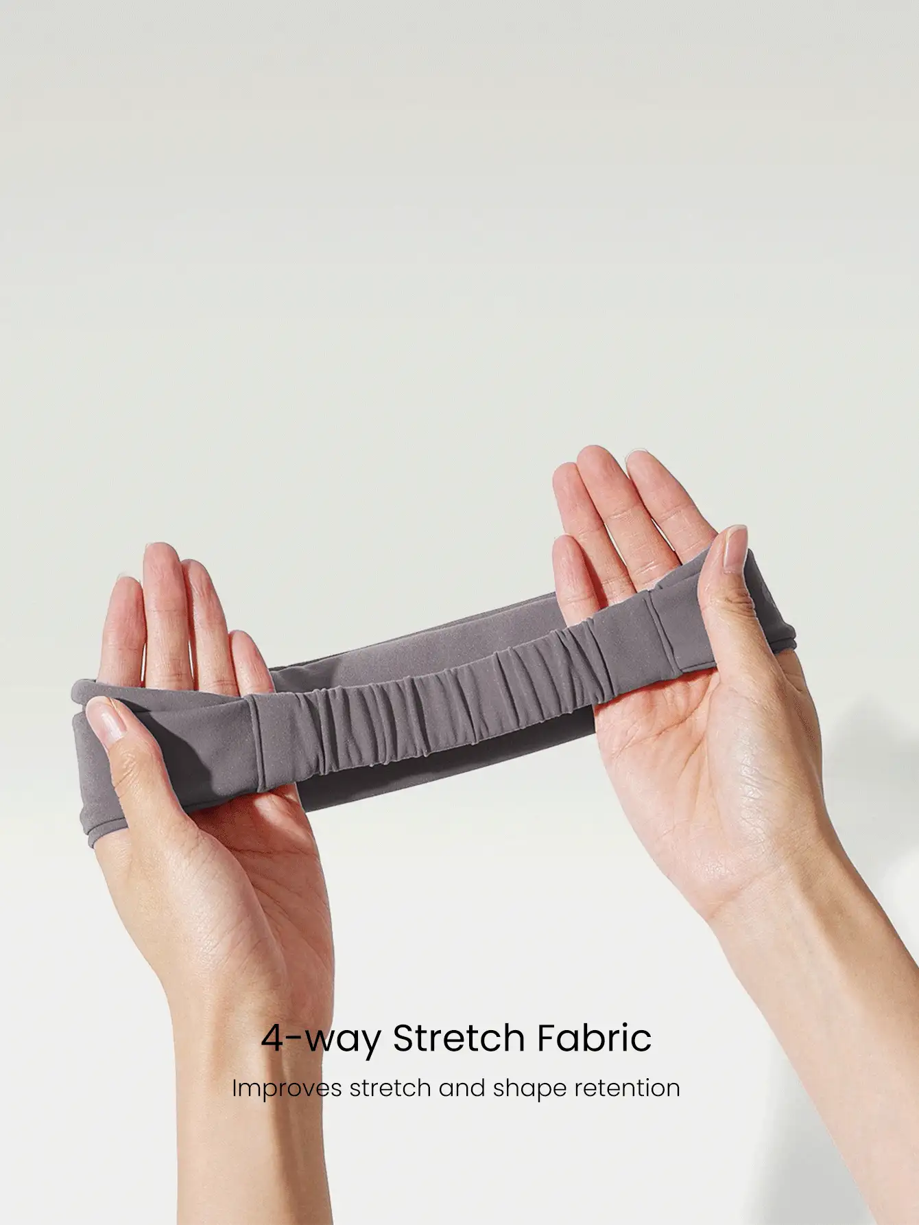 GLOWMODE FeatherFit™-Air Work It 吸汗训练头带健身房 - 灰褐色 - 查看 4