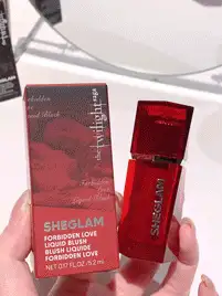 The Twilight Saga X SHEGLAM Forbidden Love Liquid Blush-Vitality Brand Beauty Makeup Face Paint Cosmetic For Women Girls Perfect For Winter Ideal For Y2K Fancy Fashion Suitable For Birthday Christmas Gift Party Ready Best Color