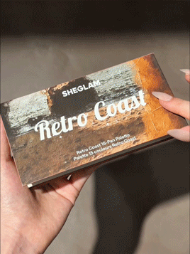 SHEGLAM Retro Coast 15-Pan Palette Brand Beauty Makeup Face Paint Cosmetic For Women Girls Perfect For Winter Spring Ideal For Y2K Fancy Fashion Suitable For Birthday Gift Party Ready Best Color - Multicolor - View 2