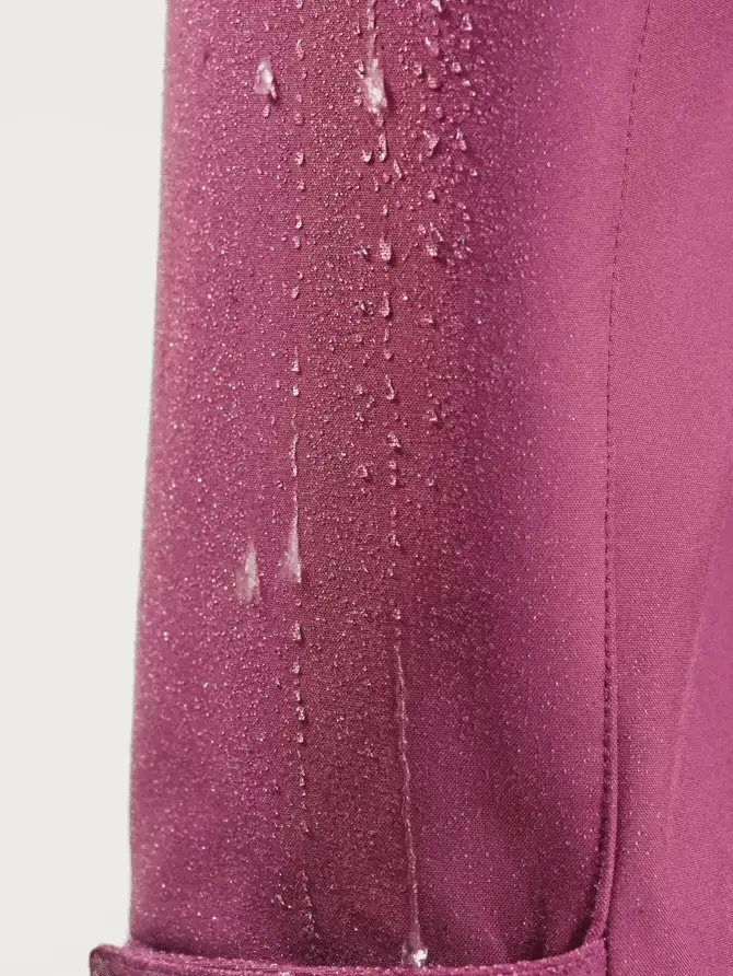 Exploreva Chaqueta con capucha de mujer de unicolor, manga larga, hombros caídos, bolsillos y cremallera delantera para uso al aire libre - Morado - Ver 2