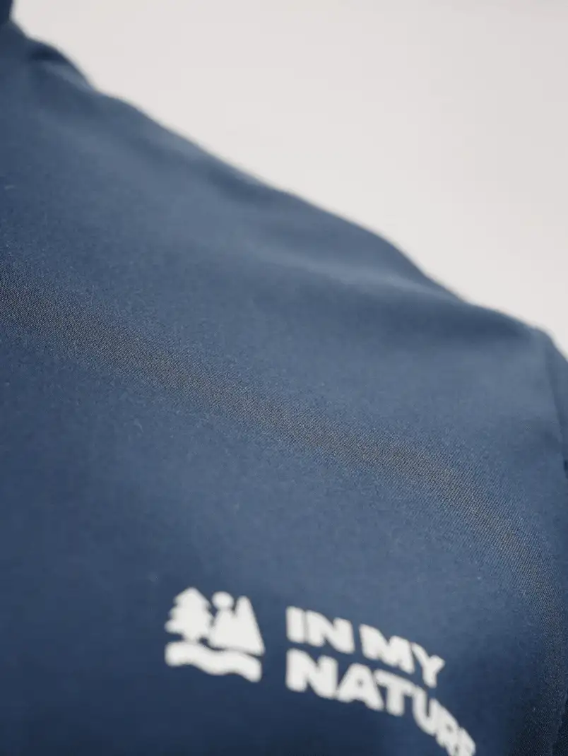 In My Nature 女式字母印花长袖拉链连帽休闲夹克